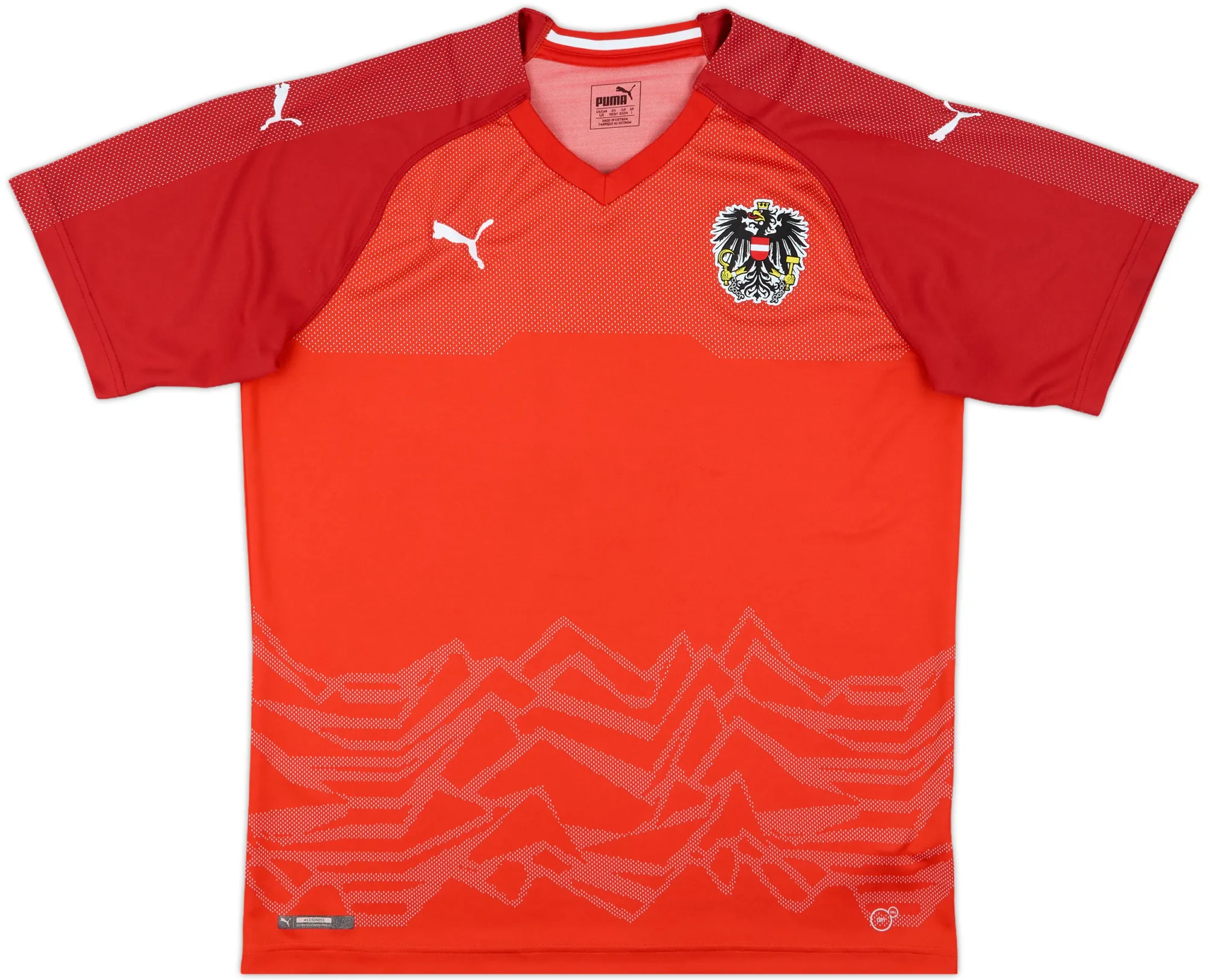 Puma Austria Mens SS Home Shirt 2018