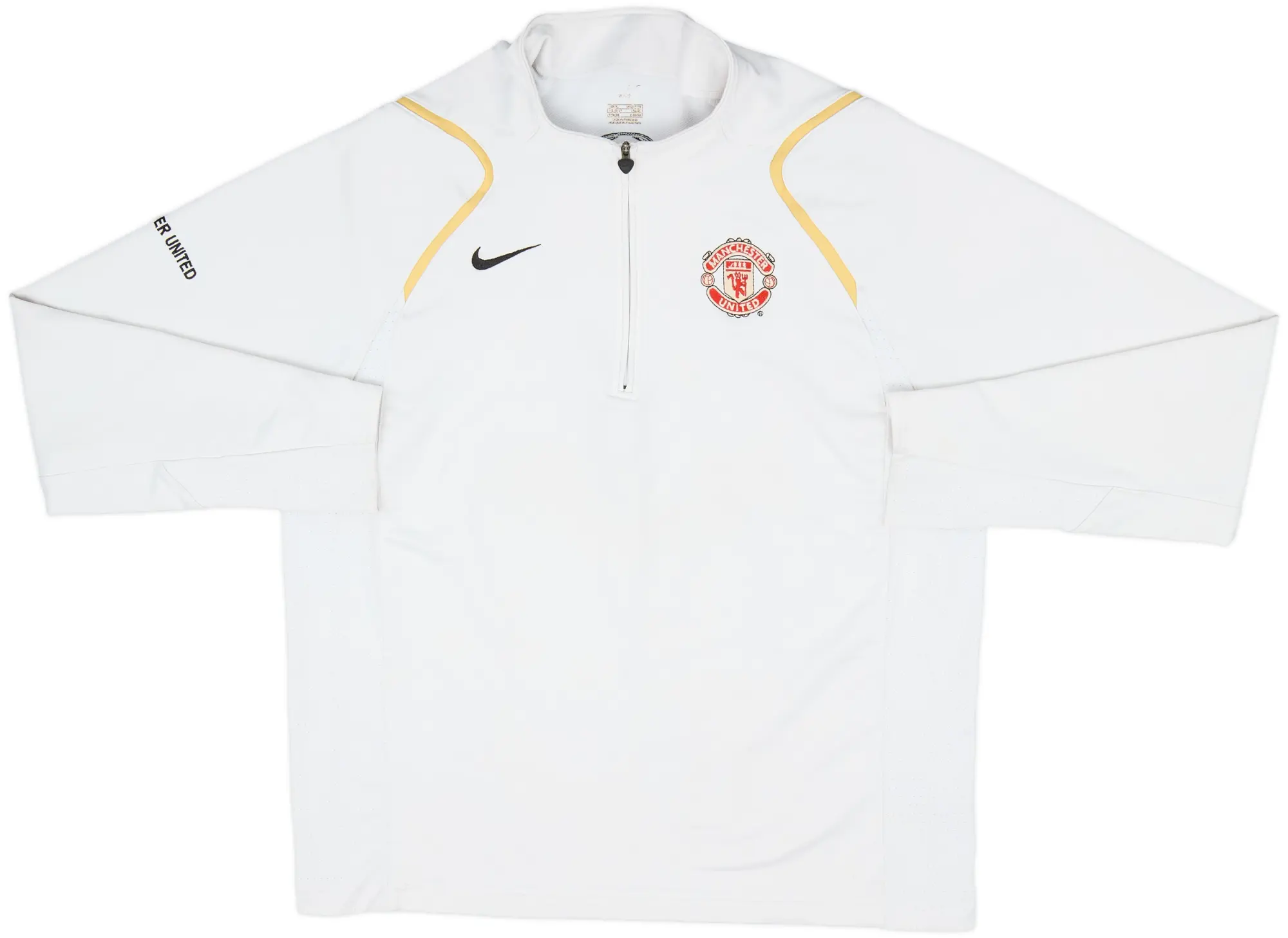 2006-07 Manchester United Nike 1/4 Zip Drill Top - 7/10 - (XL)