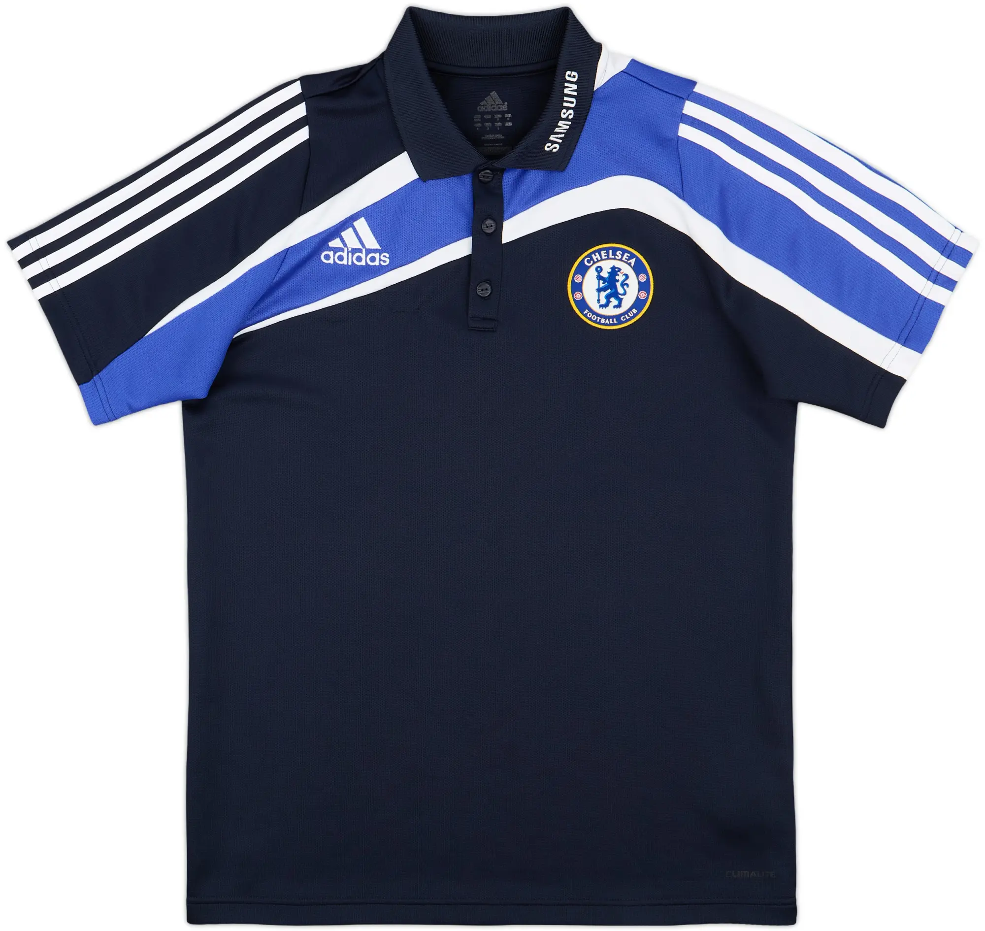 2008-09 Chelsea adidas Polo Shirt - 8/10 - (M)