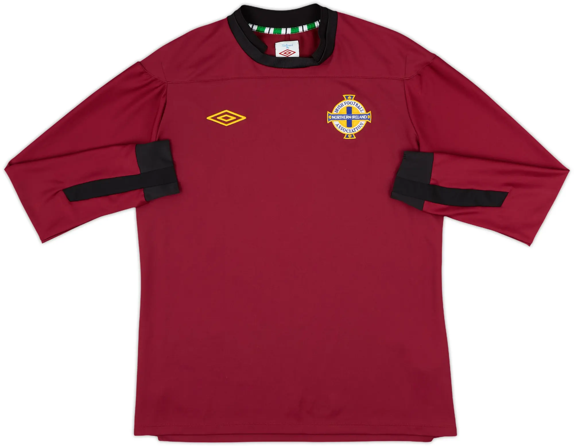 Umbro Northern Ireland Mens LS Goalkeeper Home Shirt 2010