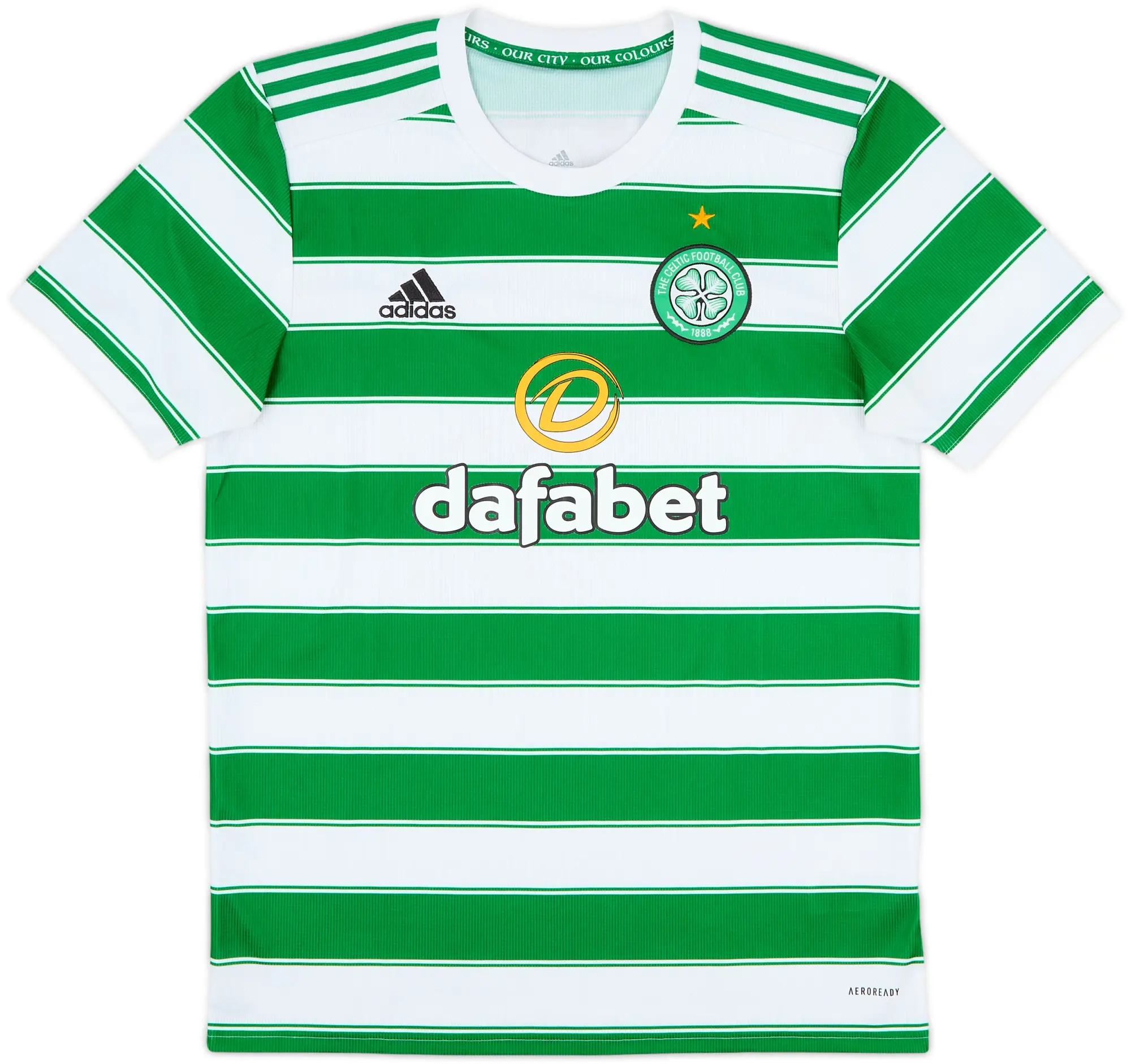 adidas Celtic Mens SS Home Shirt 2021/22