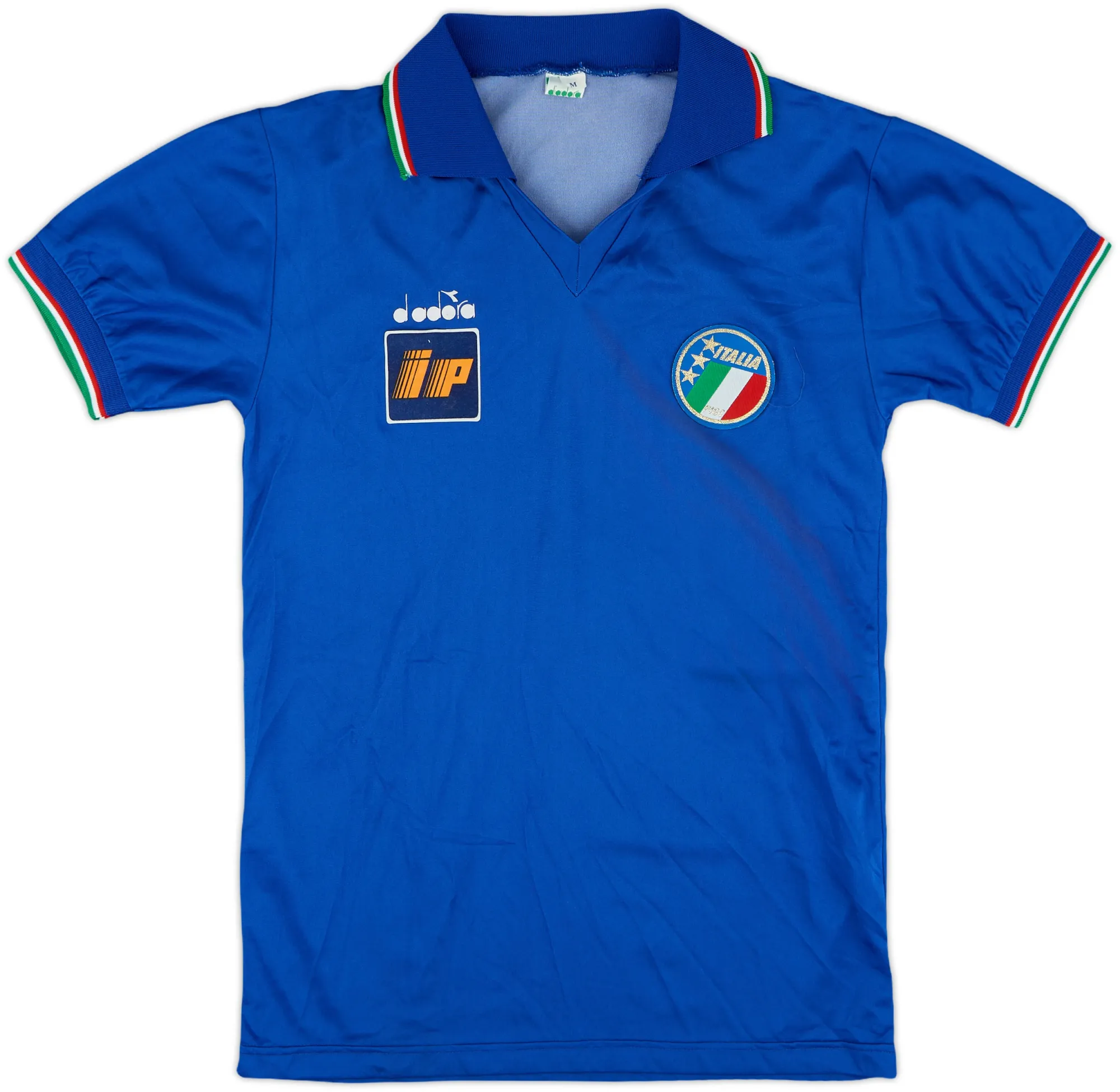 Diadora Italy Mens SS Home Shirt 1986
