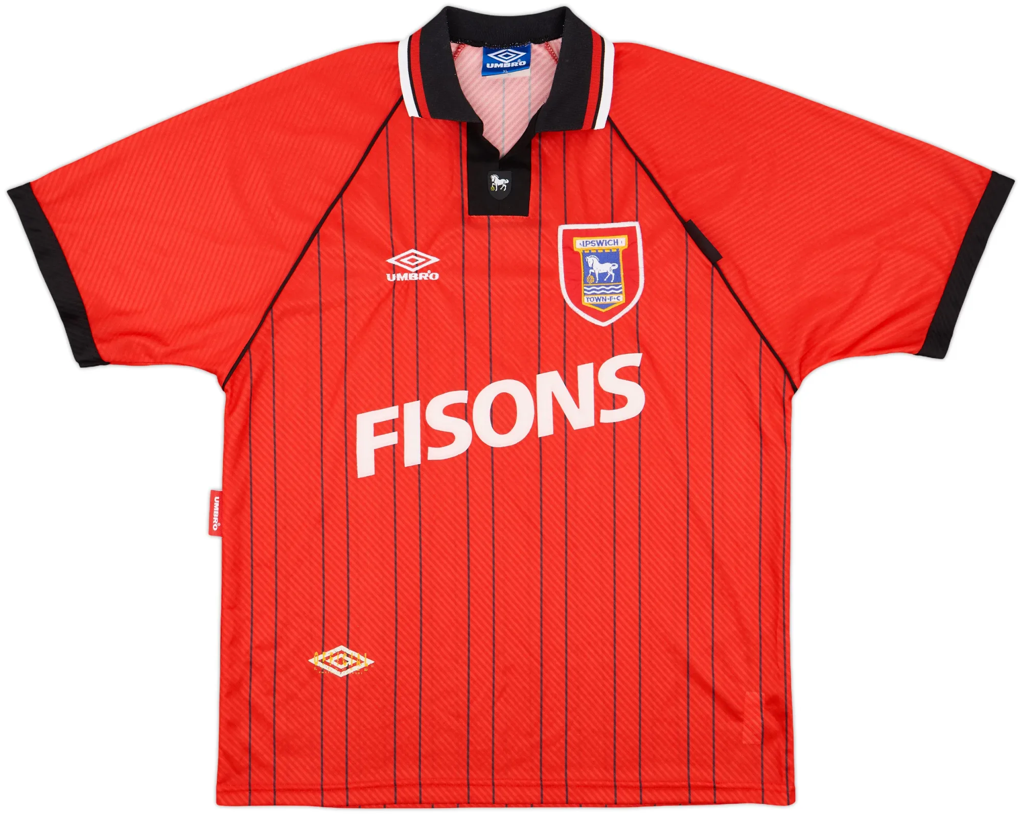 Umbro Ipswich Town Mens SS Away Shirt 1993/95