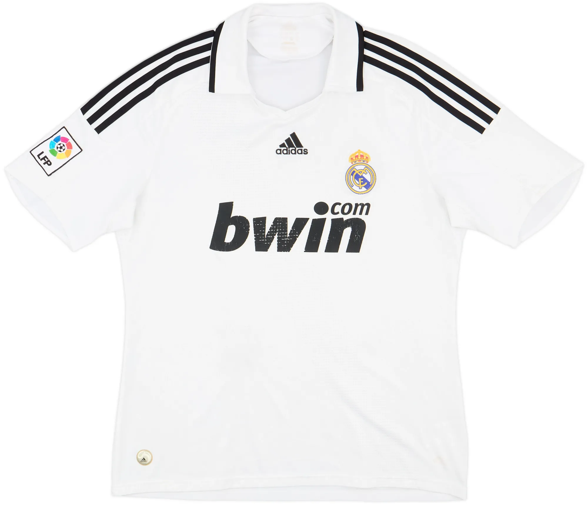 adidas Real Madrid Mens SS Home Shirt 2008/09
