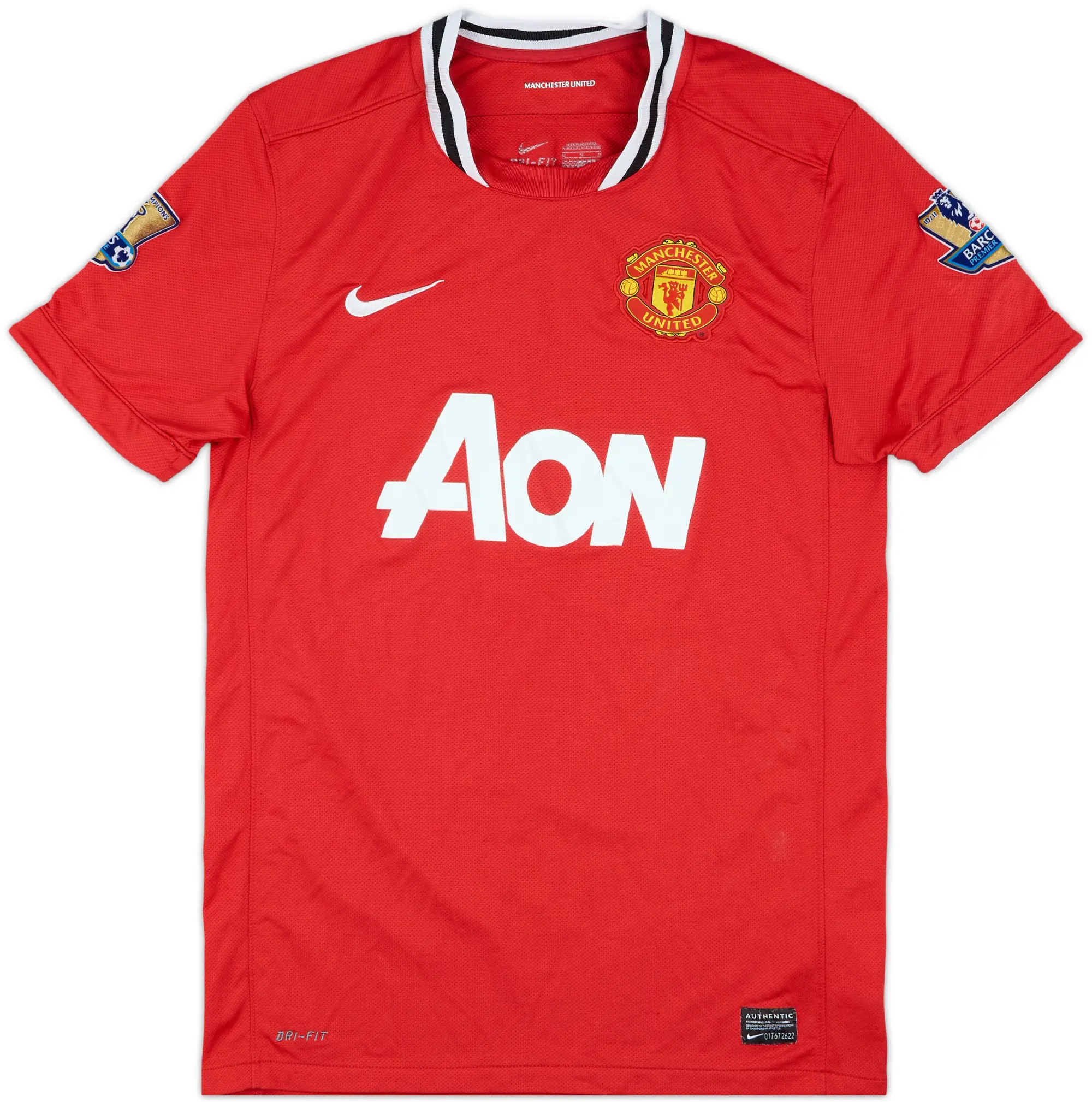 Nike Manchester United Mens SS Home Shirt 2011/12