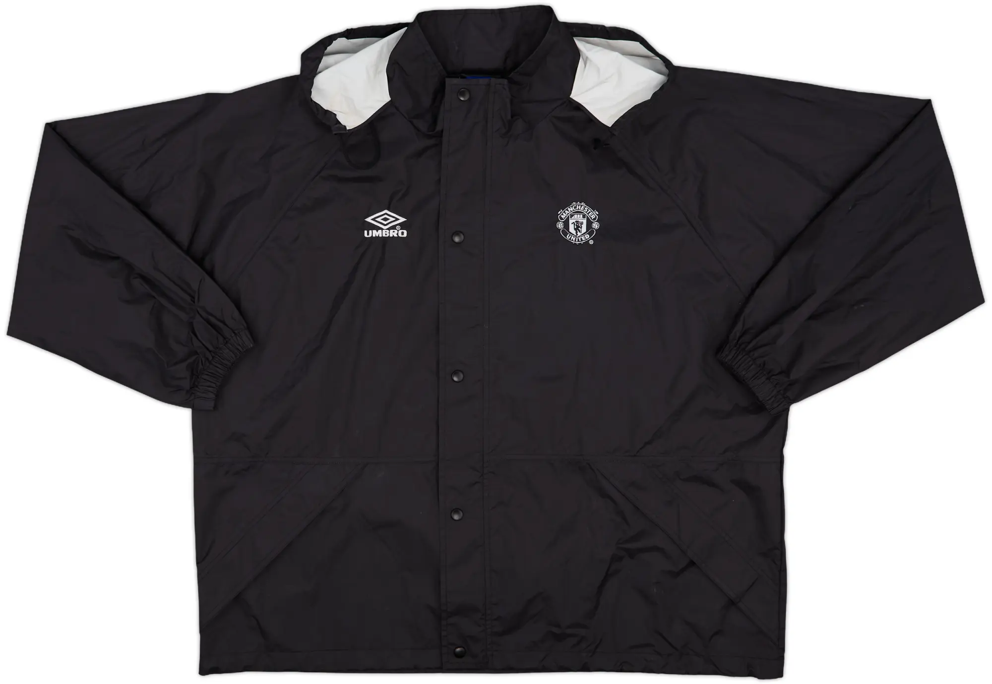 2000-01 Manchester United Umbro Hooded Rain Jacket - 8/10 - (XXL)