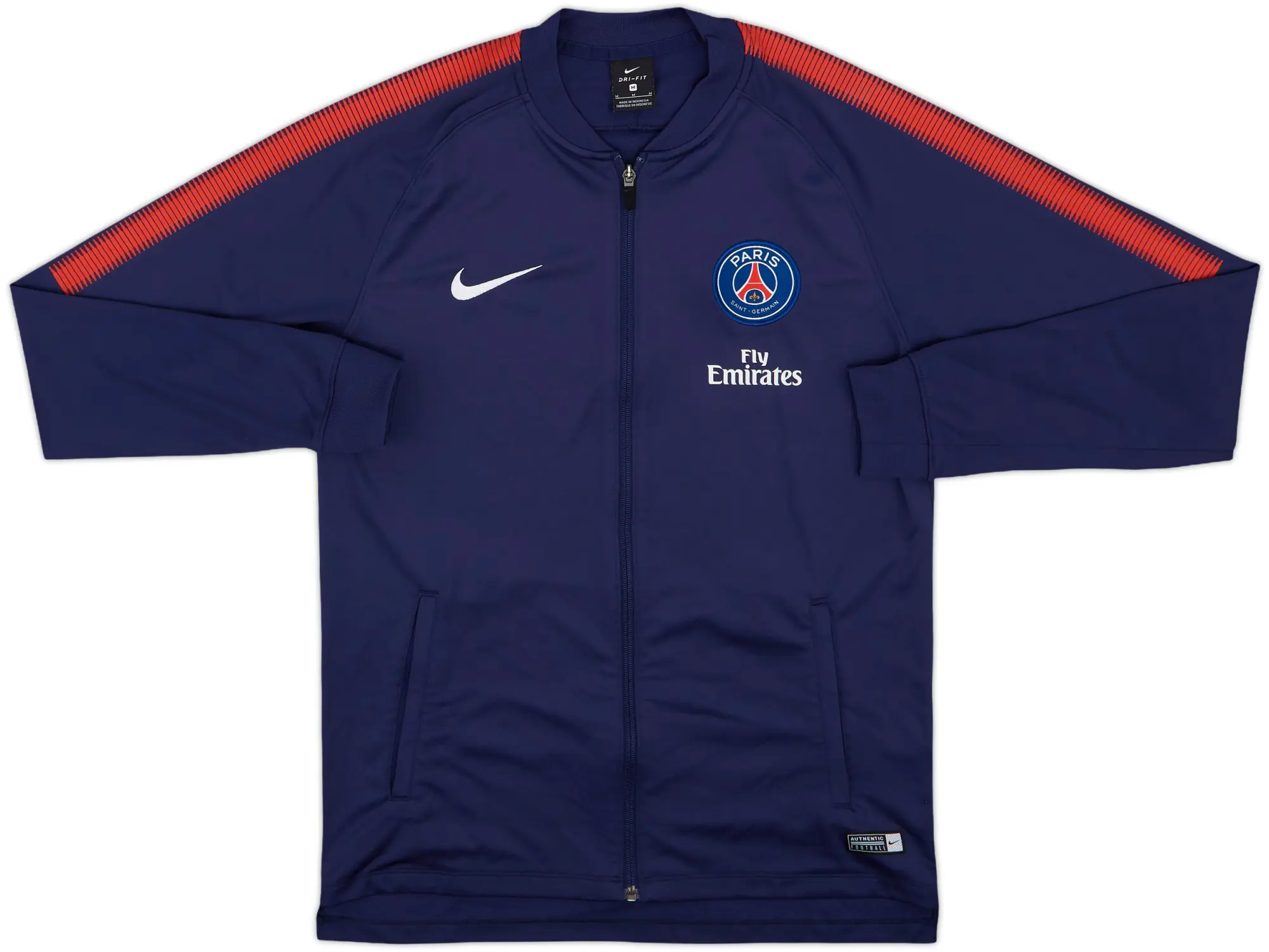 2017-18 Paris Saint-Germain Nike Track Jacket - 8/10 - (M)