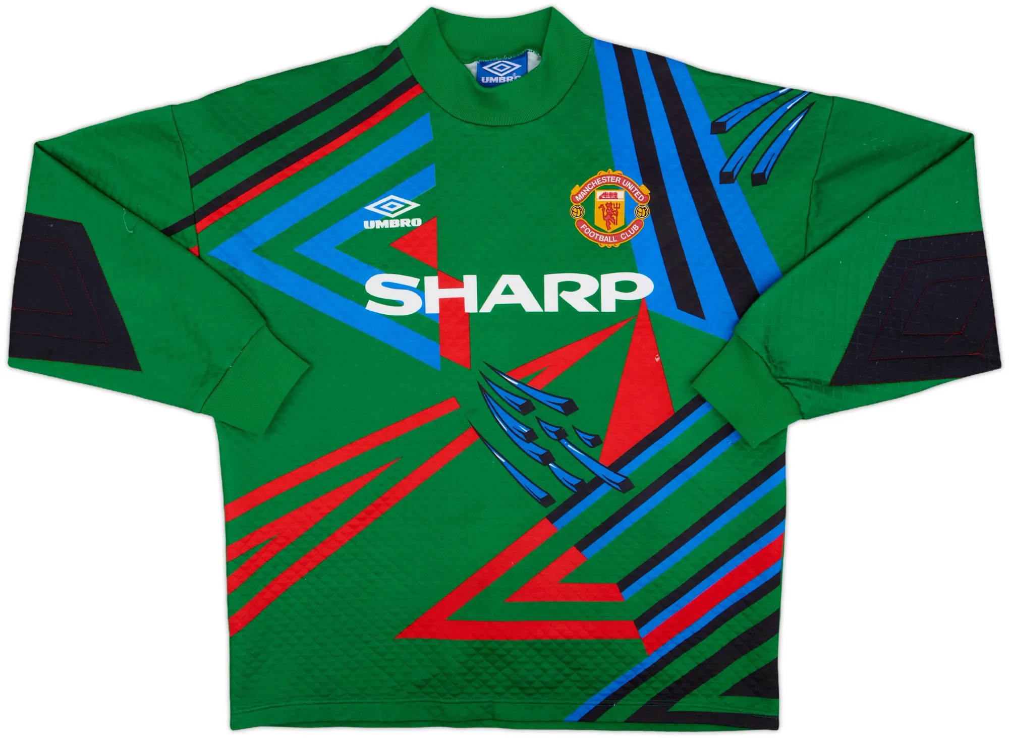 Umbro Manchester United Mens LS Goalkeeper Home Shirt 1992/93