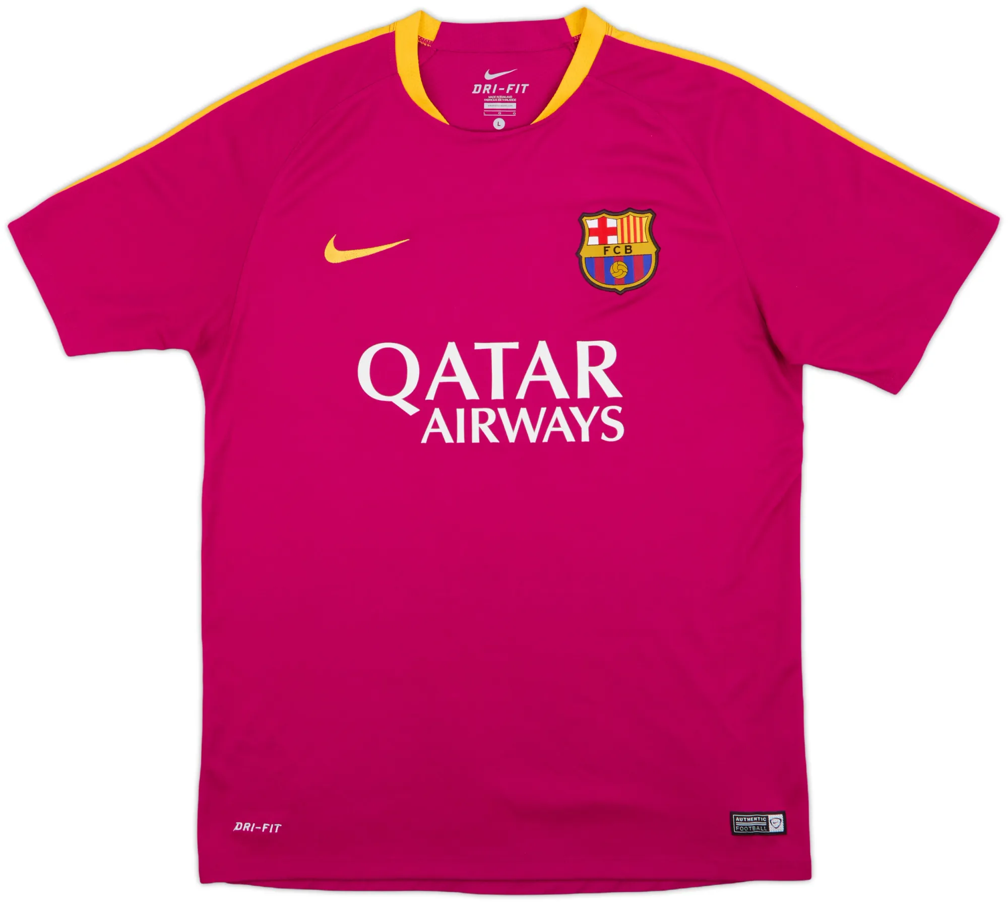 Nike Barcelona Mens SS Home Shirt 2015/16