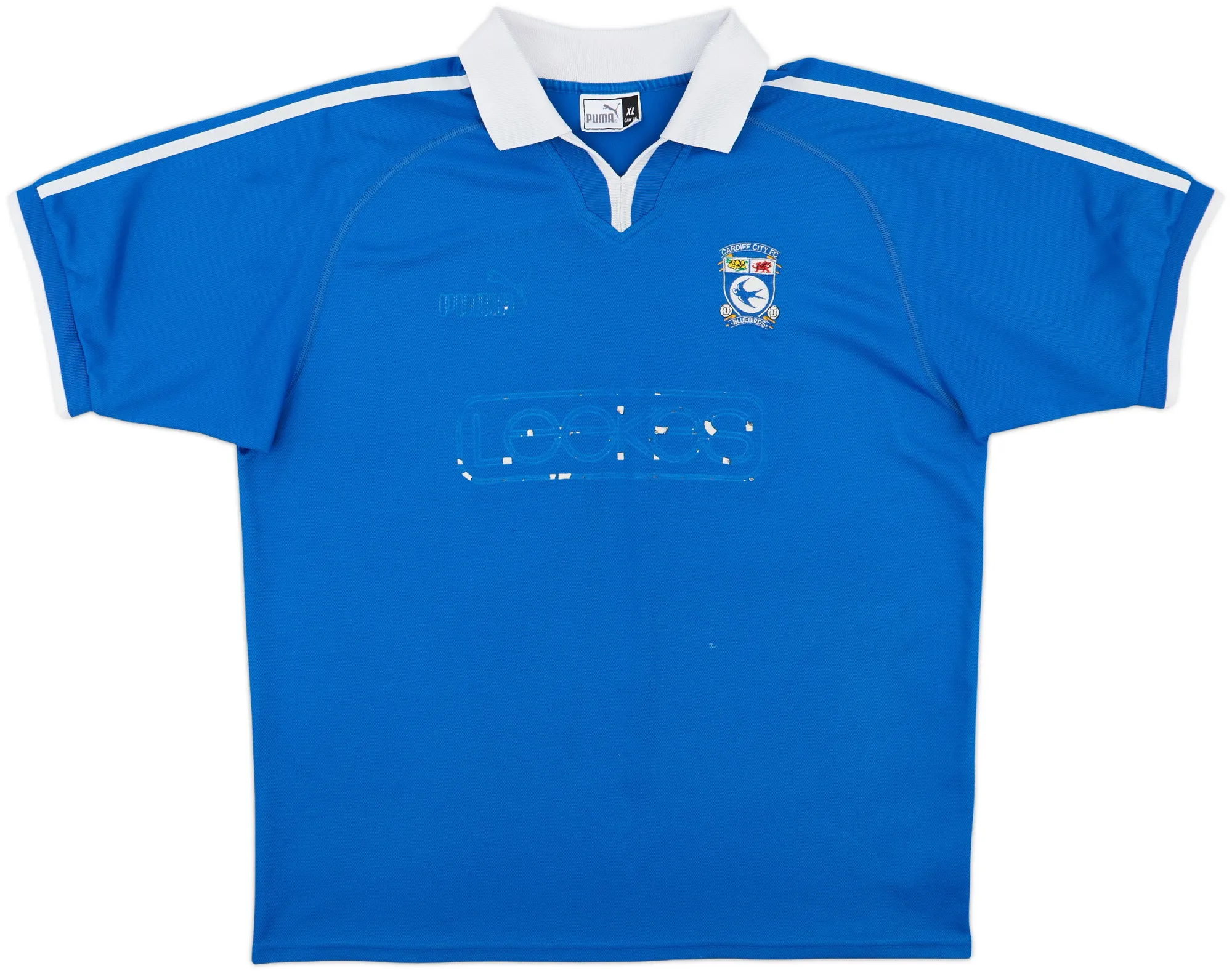 Puma Cardiff City Mens SS Home Shirt 2002/03