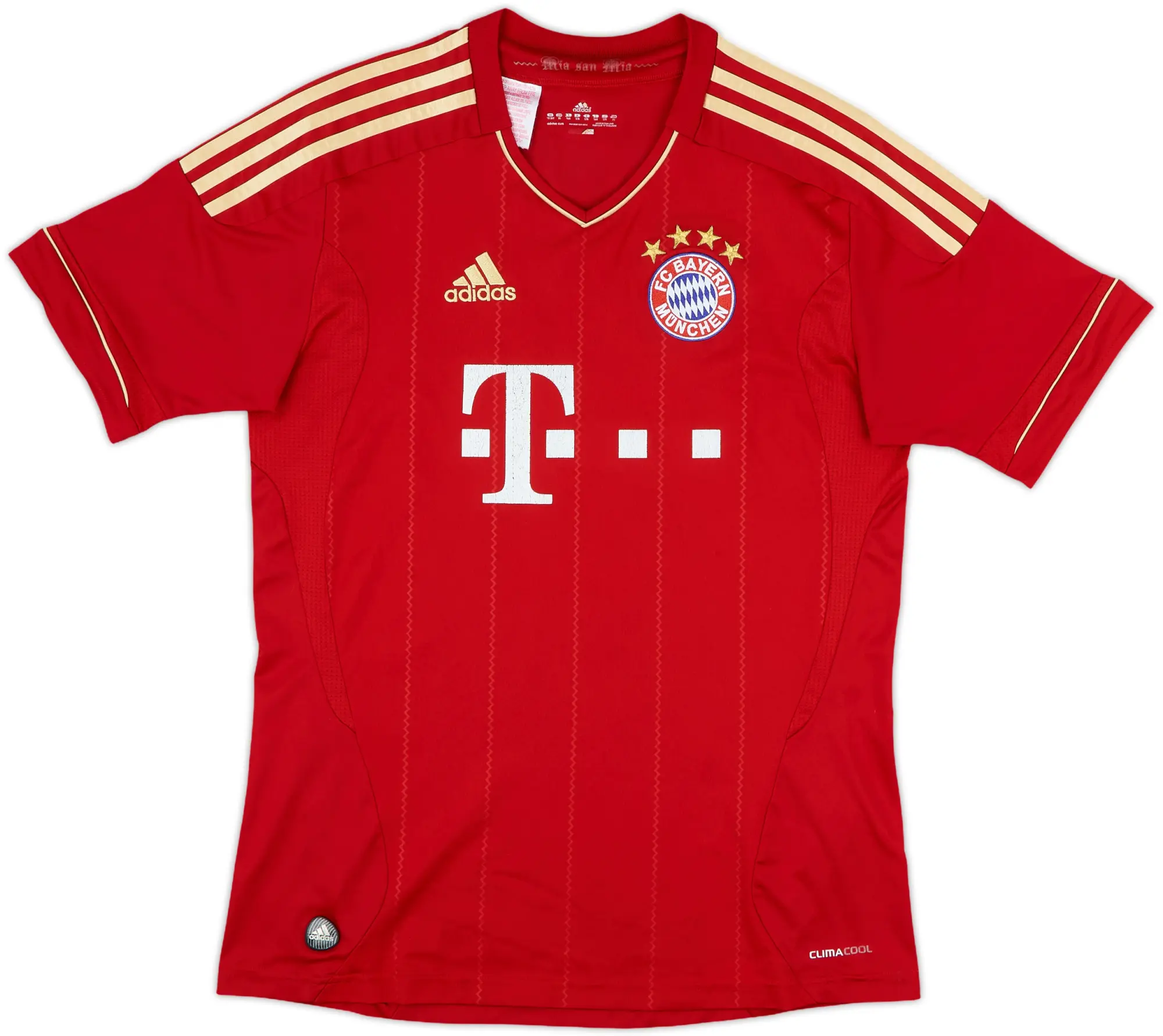 adidas Bayern Munich Boys SS Home Shirt 2012/13