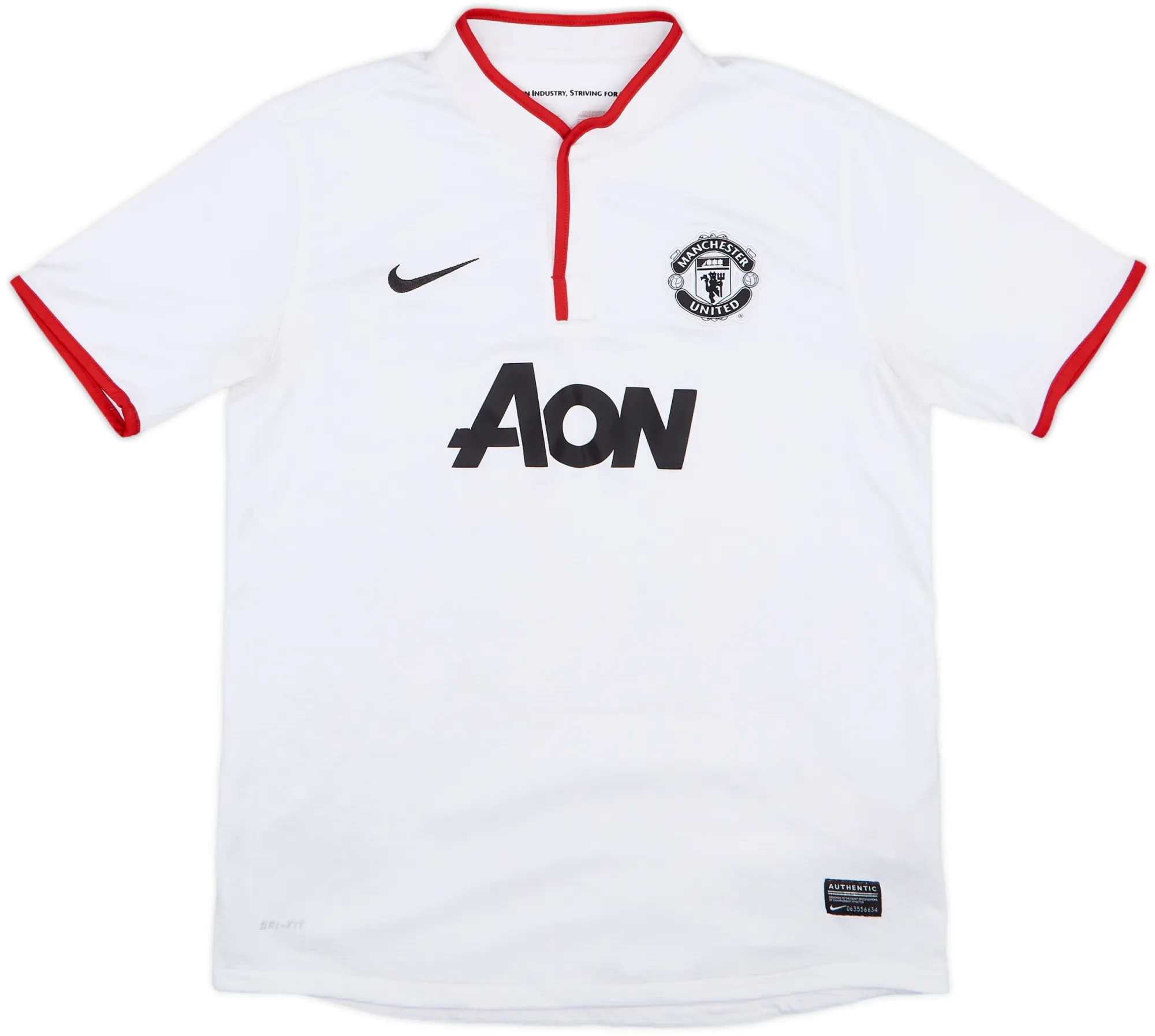 Nike Manchester United Boys SS Away Shirt 2012/14