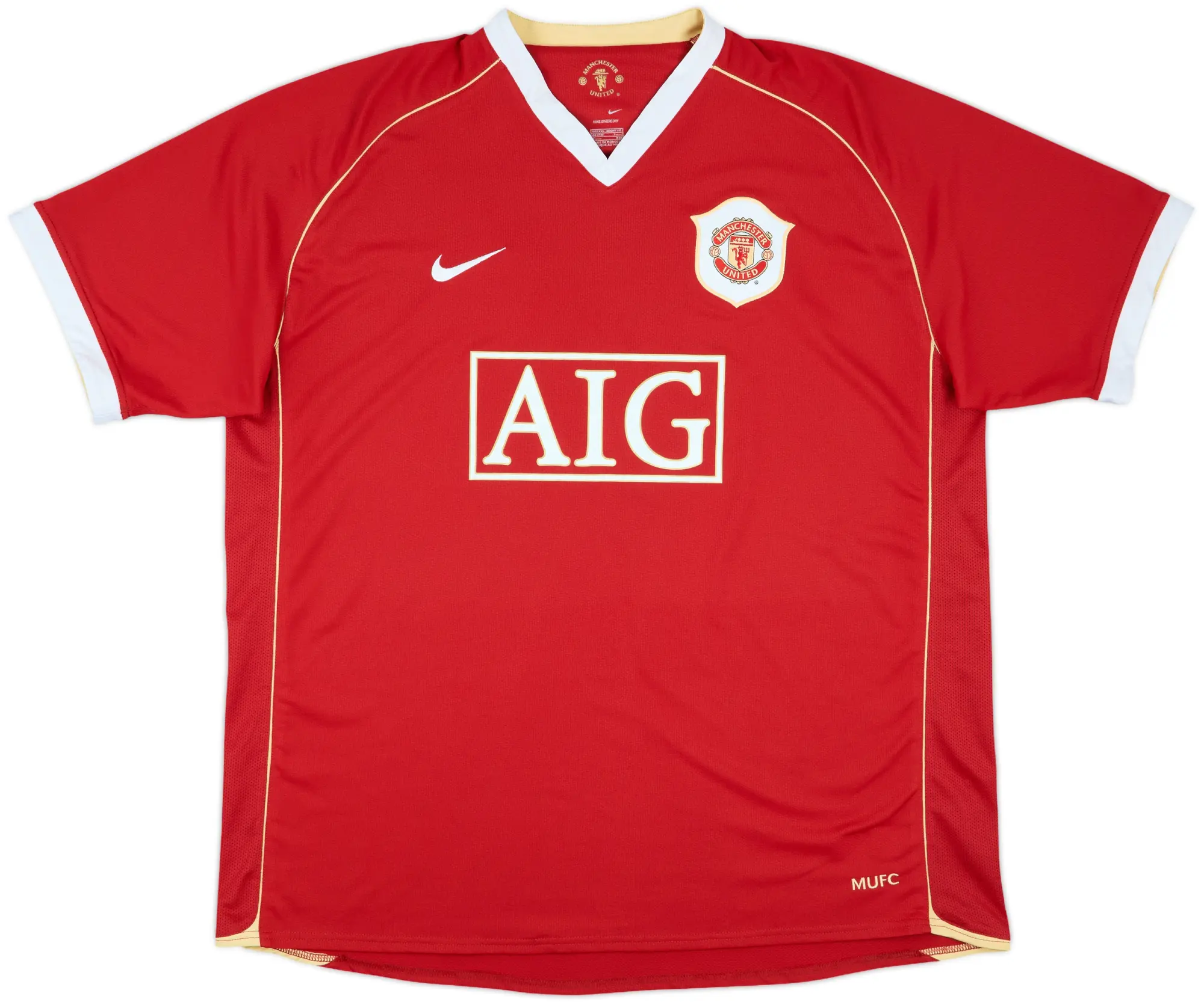 Nike Manchester United Mens SS Home Shirt 2006/07