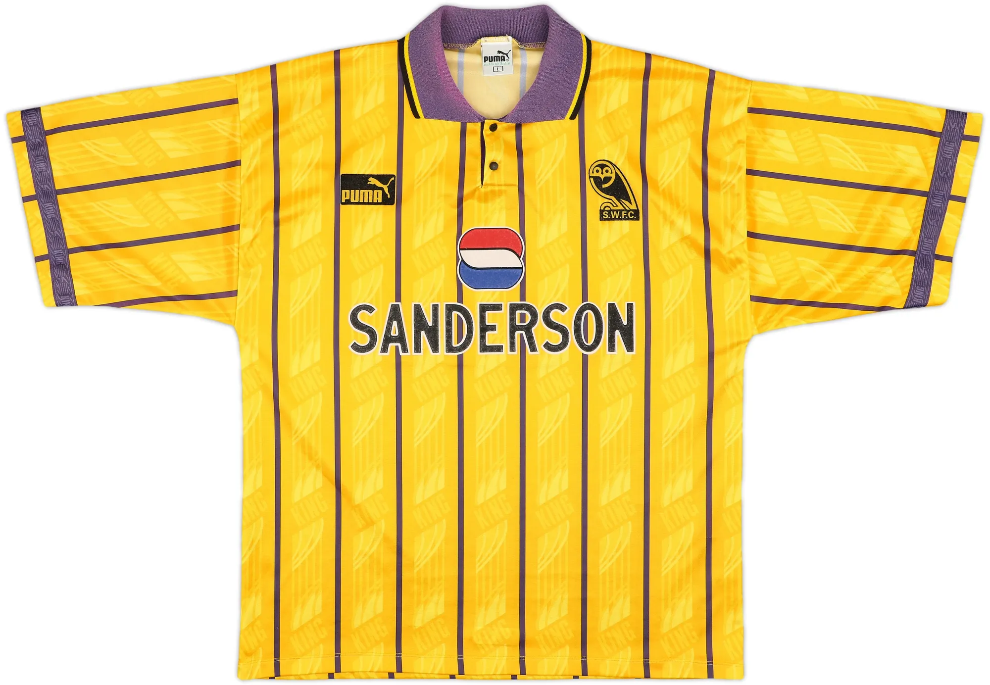 Puma Sheffield Wednesday Mens SS Away Shirt 1994/96