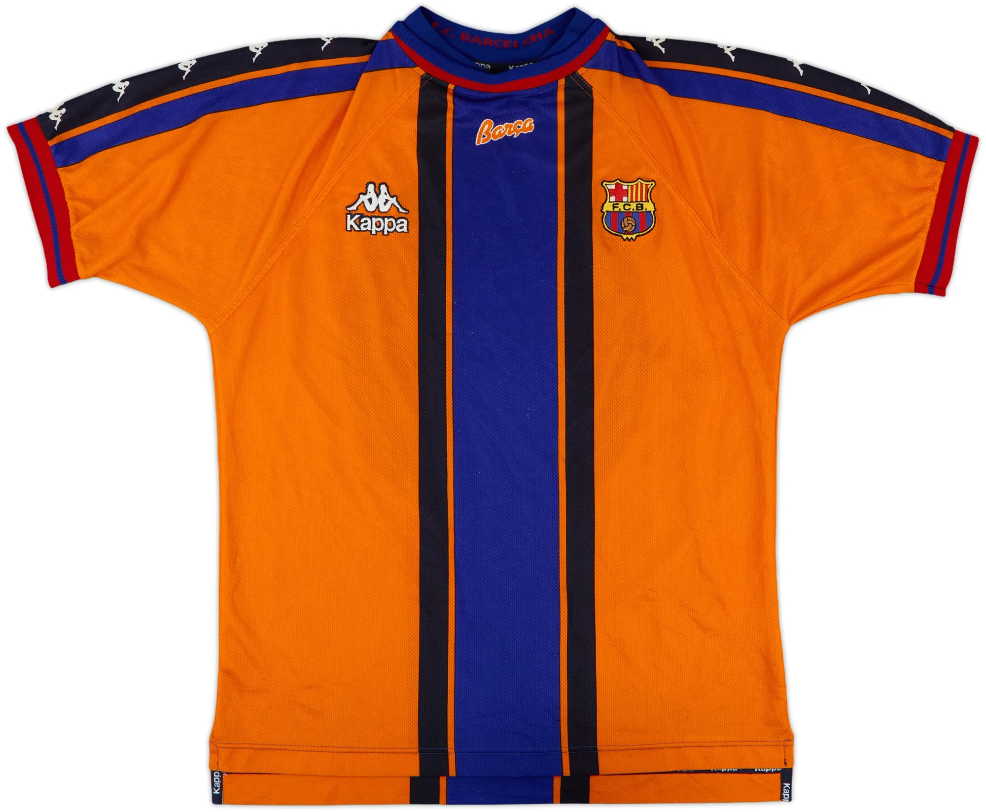 Kappa Barcelona Mens SS Away Shirt 1997/98