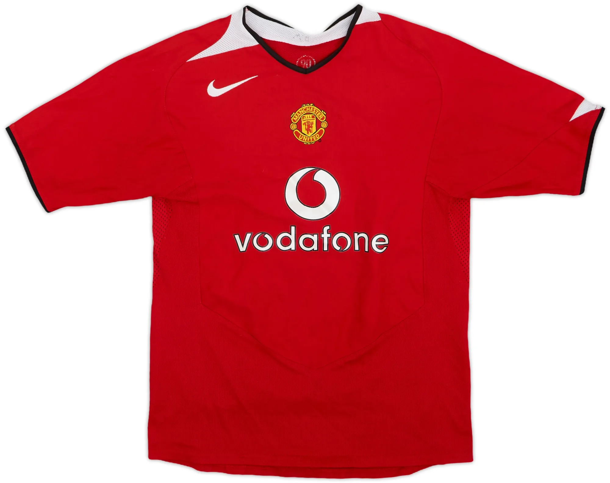 Nike Manchester United Boys SS Home Shirt 2004/06
