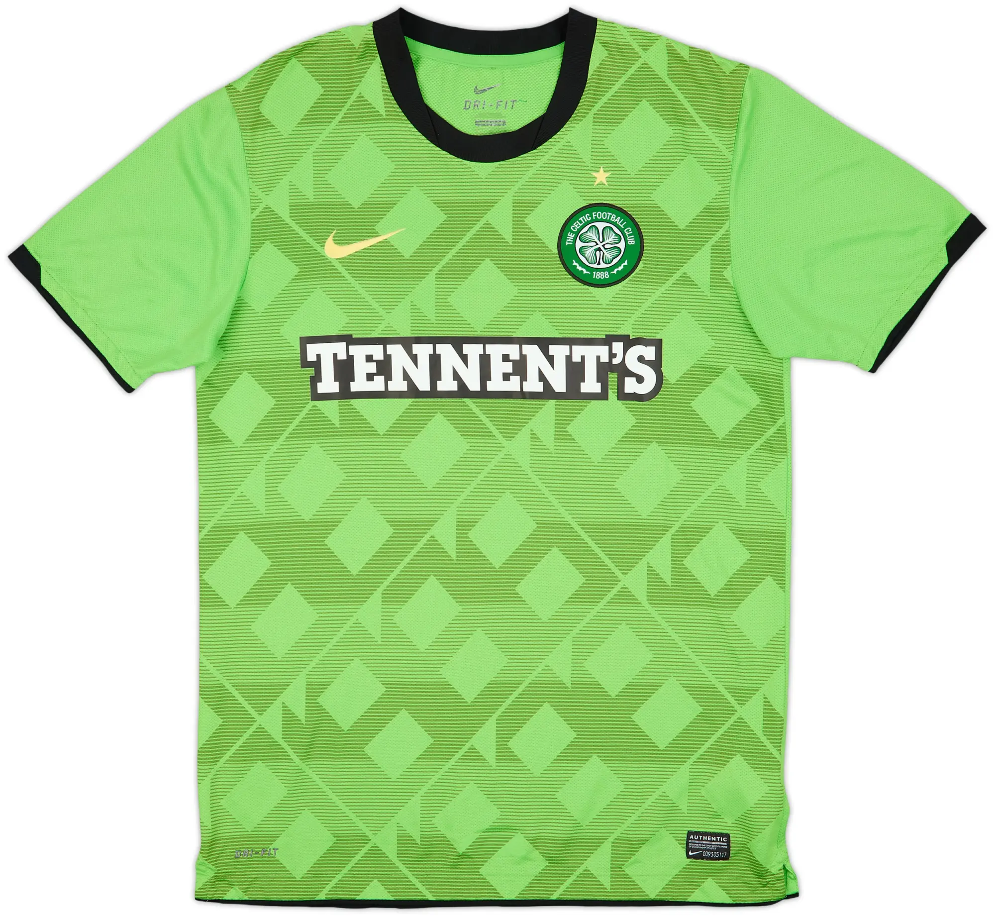 Nike Celtic Mens SS Away Shirt 2010/11
