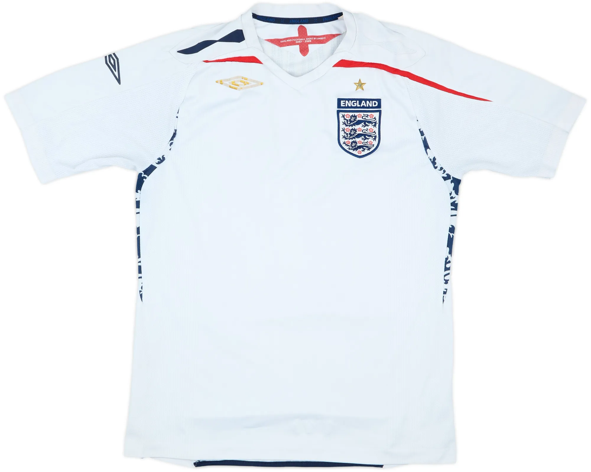 Umbro England Mens SS Home Shirt 2007