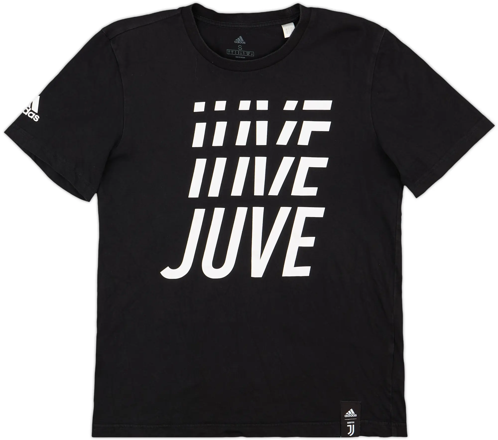 2019-20 Juventus adidas Cotton Tee - 9/10 - (S)