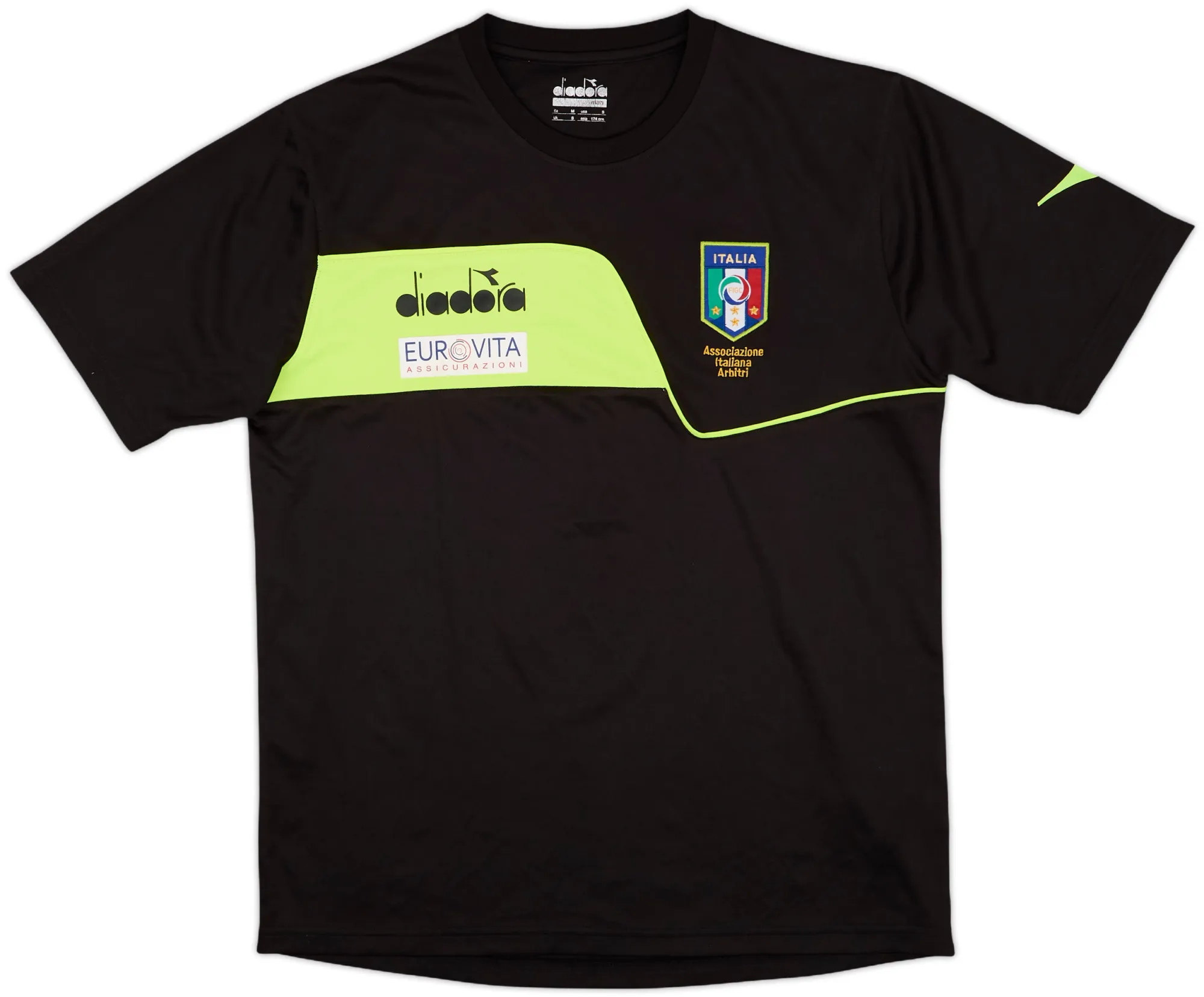 Diadora Italy Mens SS Home Shirt 2018