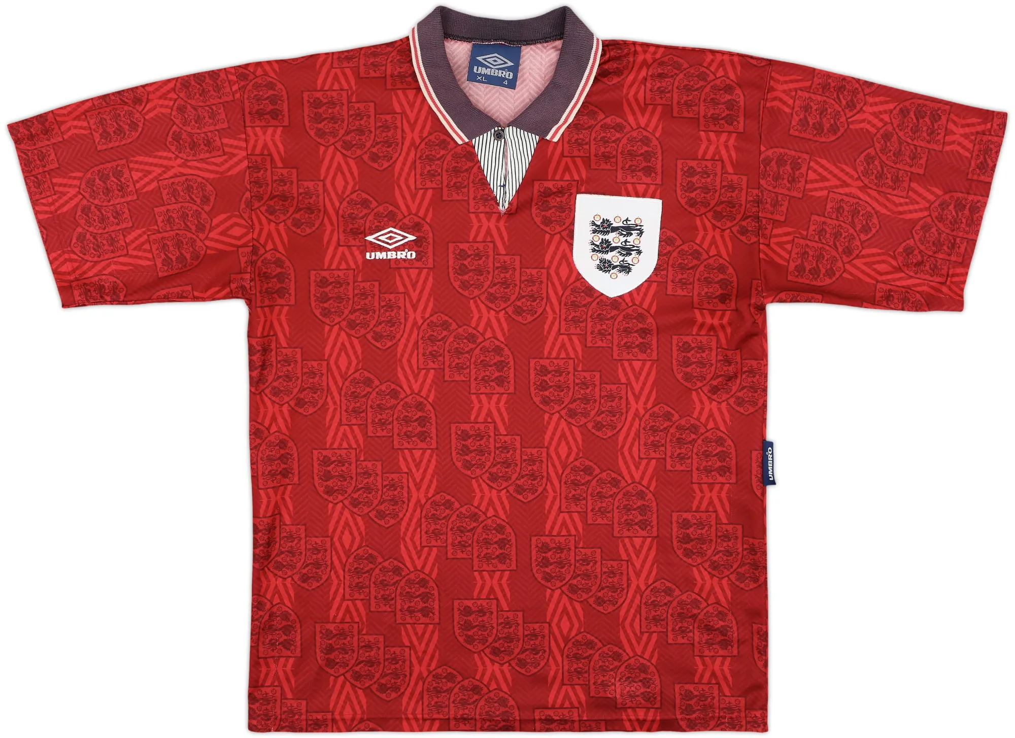 Umbro England Mens SS Away Shirt 1993