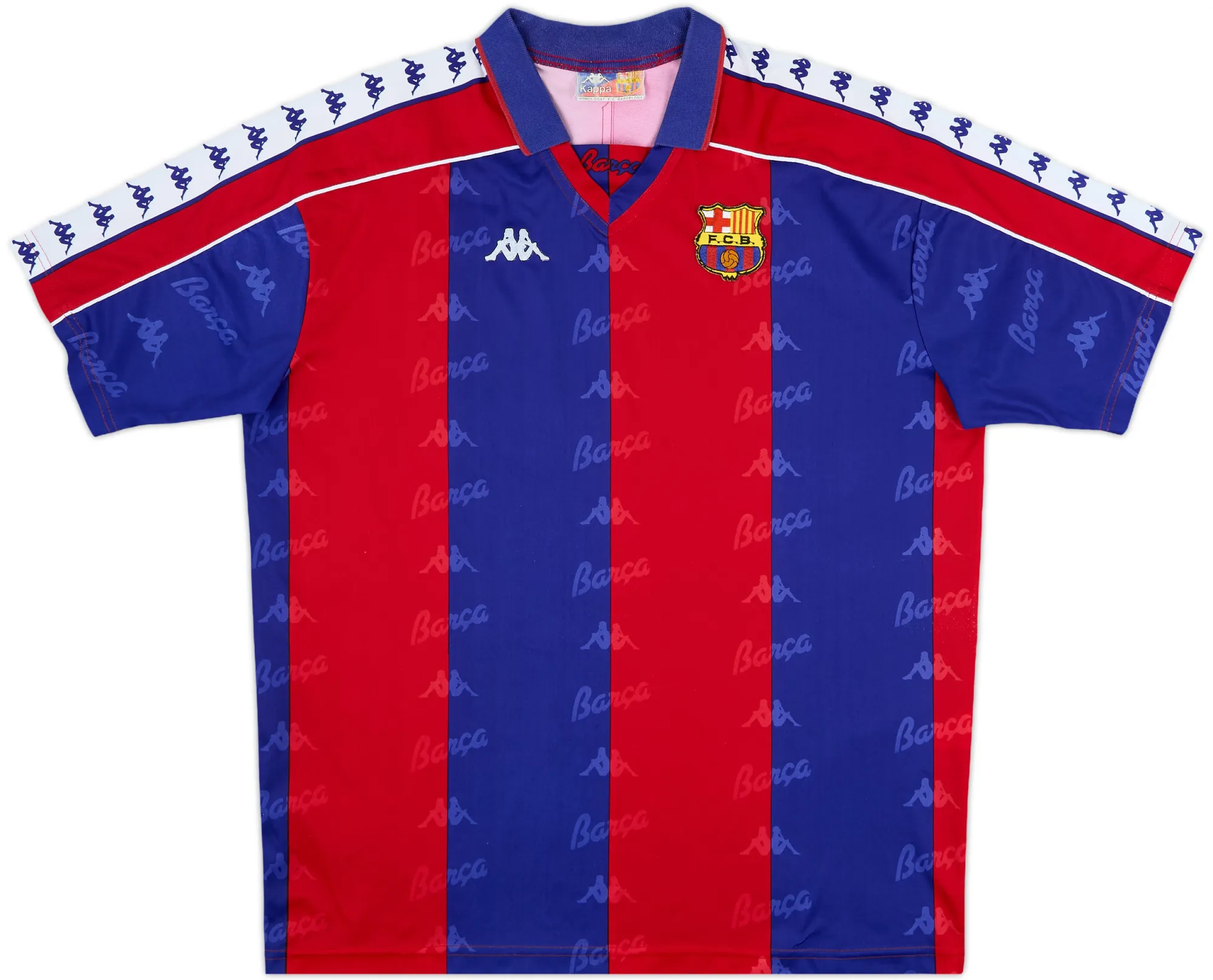 Kappa Barcelona Mens SS Home Shirt 1992/93