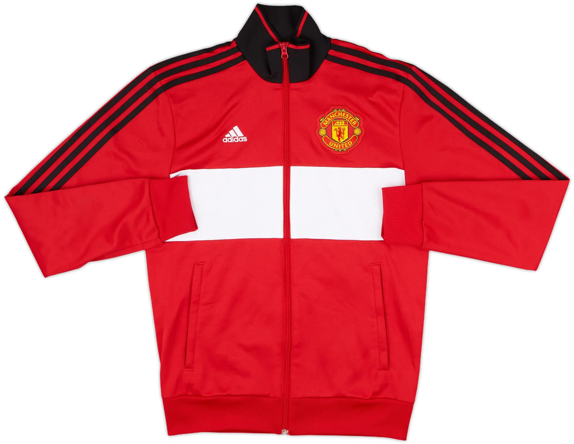2017-18 Manchester United adidas Track Jacket - 9/10 - (S)