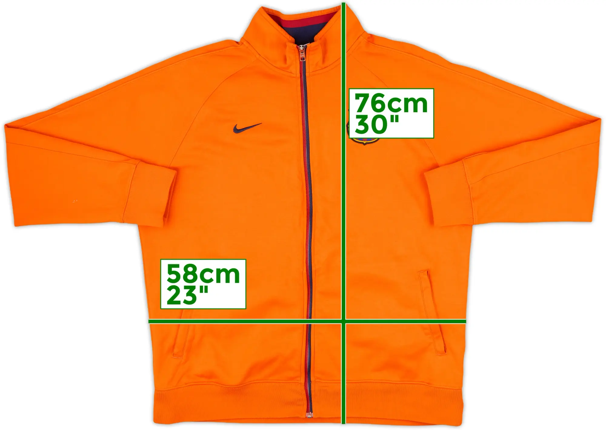 2012-13 Barcelona Nike Track Jacket - 8/10 - (XL)