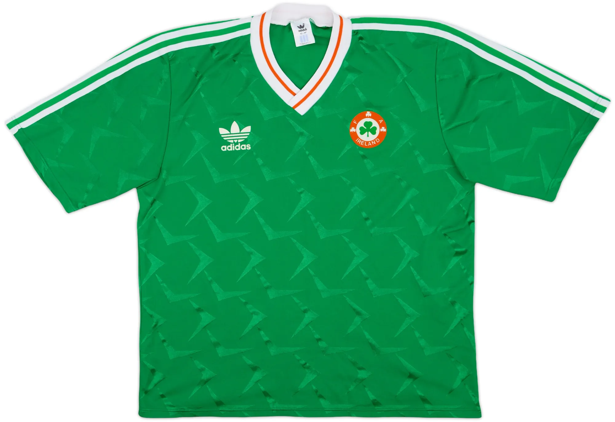 adidas Republic of Ireland Mens SS Home Shirt 1990