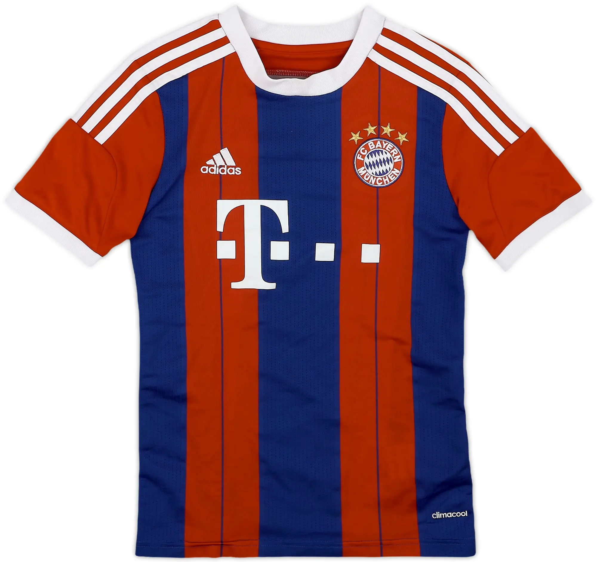adidas Bayern Munich Boys SS Home Shirt 2015/16