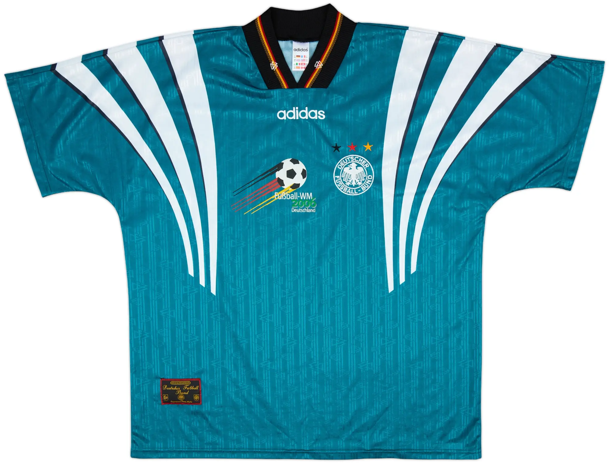 adidas Germany Mens SS Away Shirt 1996