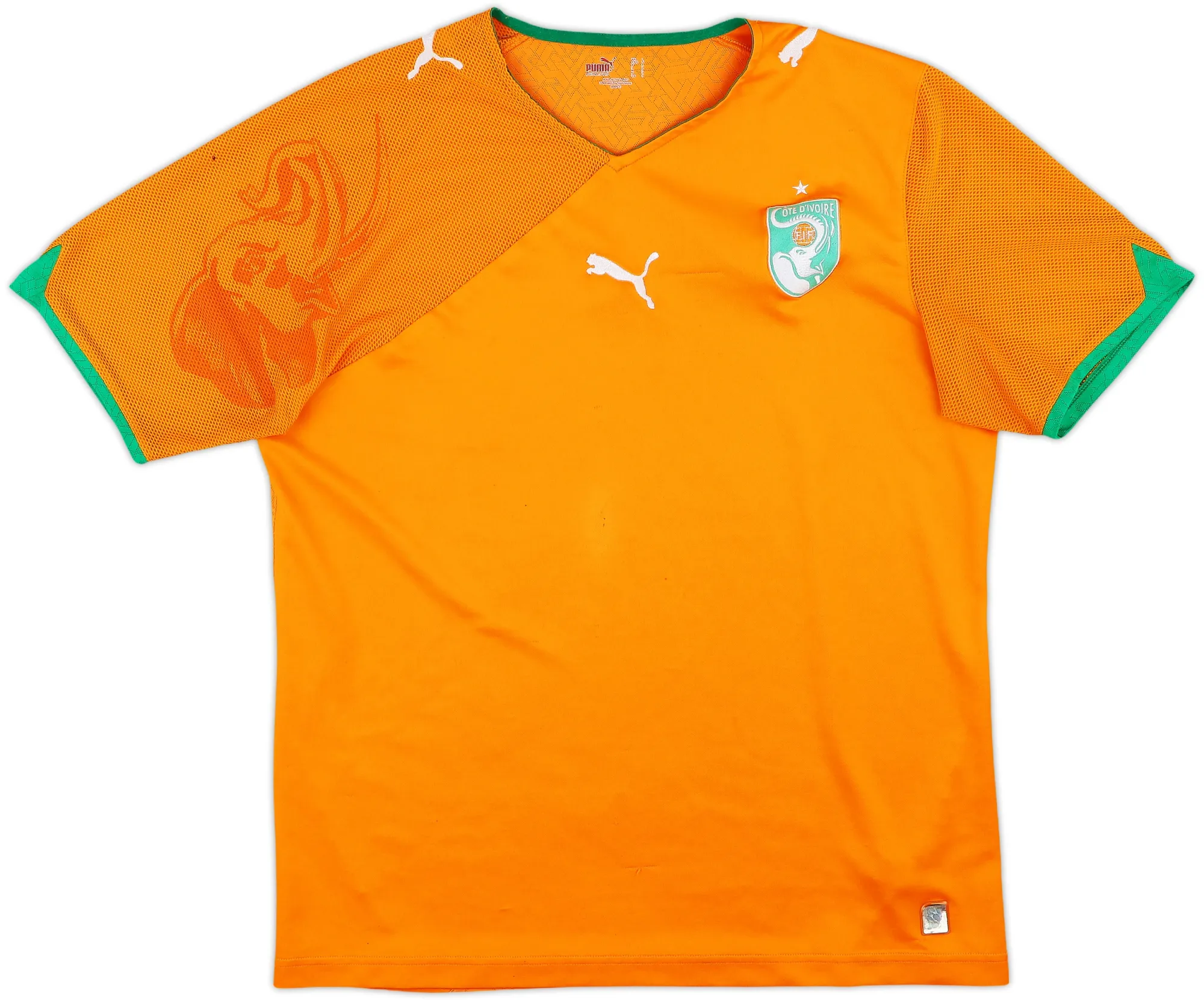 Puma Ivory Coast Mens SS Home Shirt 2010