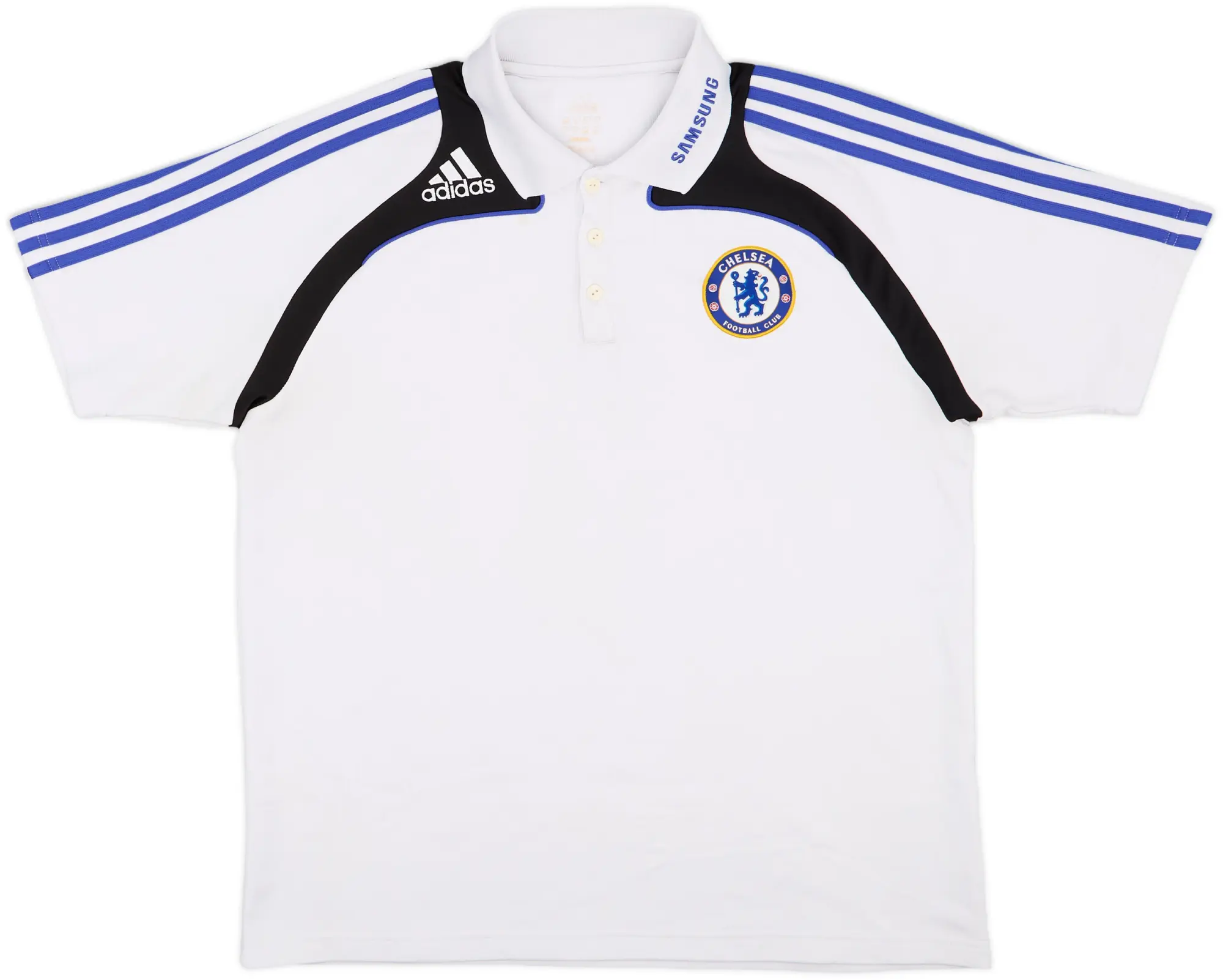 2008-09 Chelsea adidas Polo Shirt - 8/10 - (L)