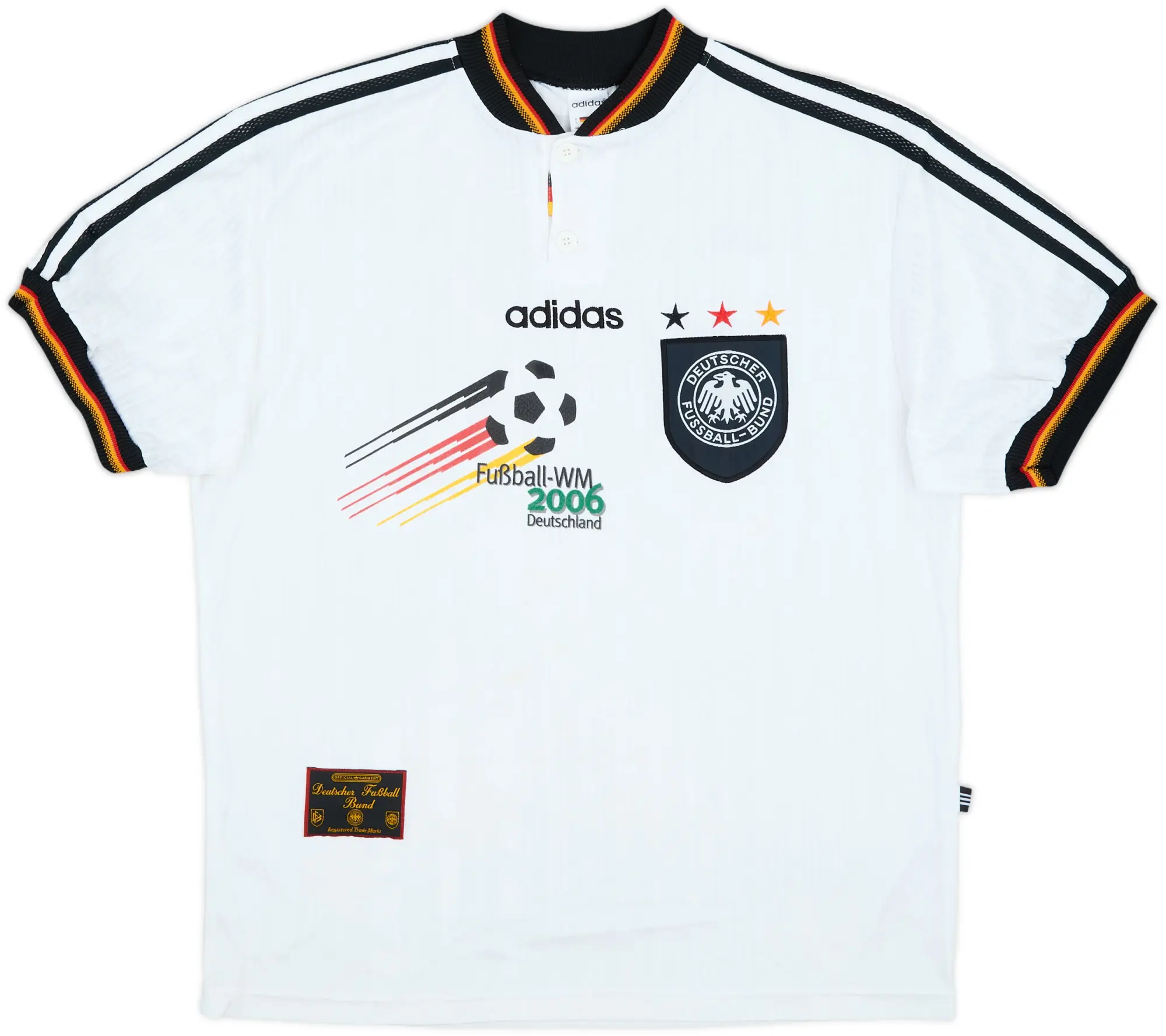 adidas Germany Mens SS Home Shirt 1996