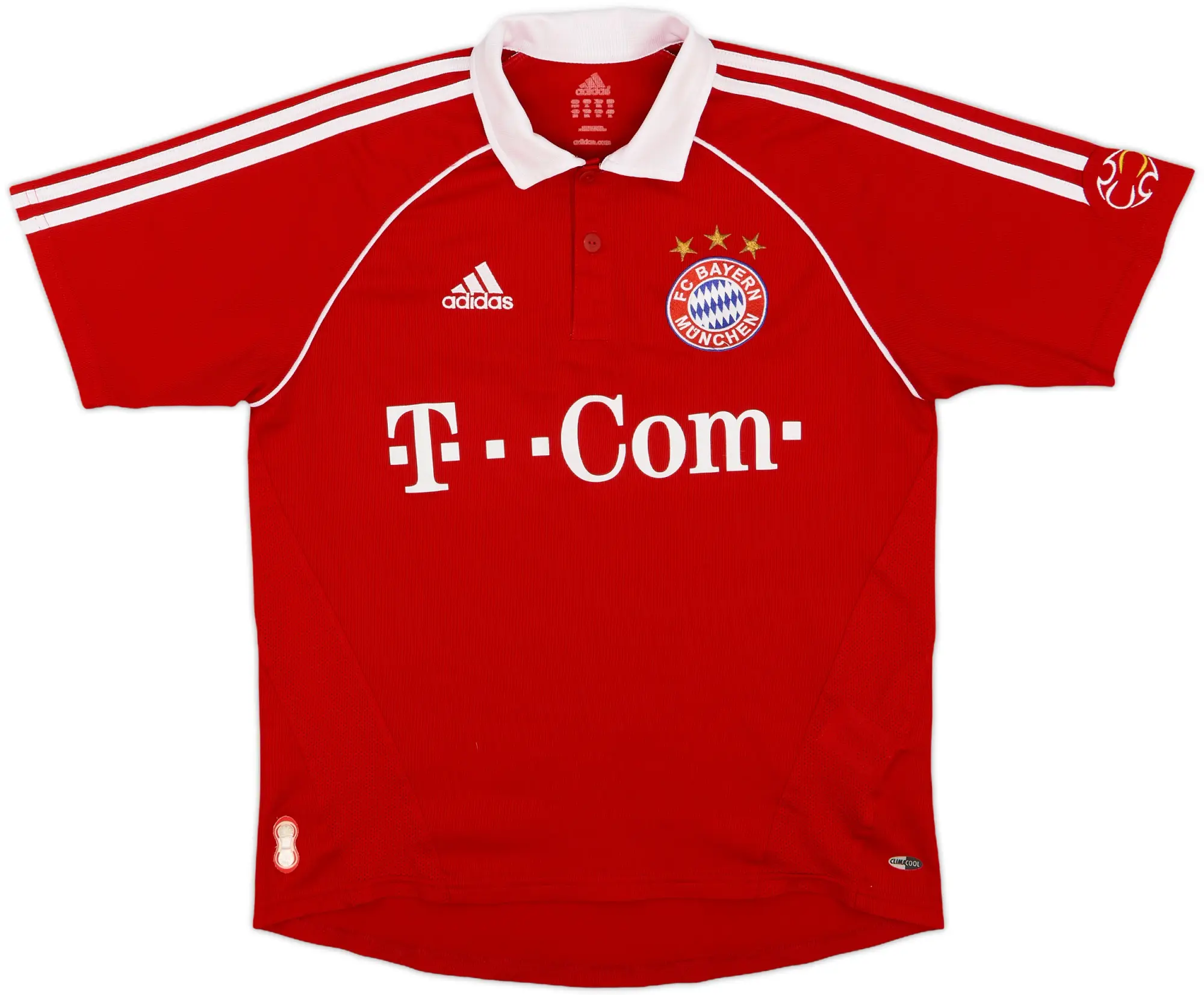 adidas Bayern Munich Boys SS Home Shirt 2005/06