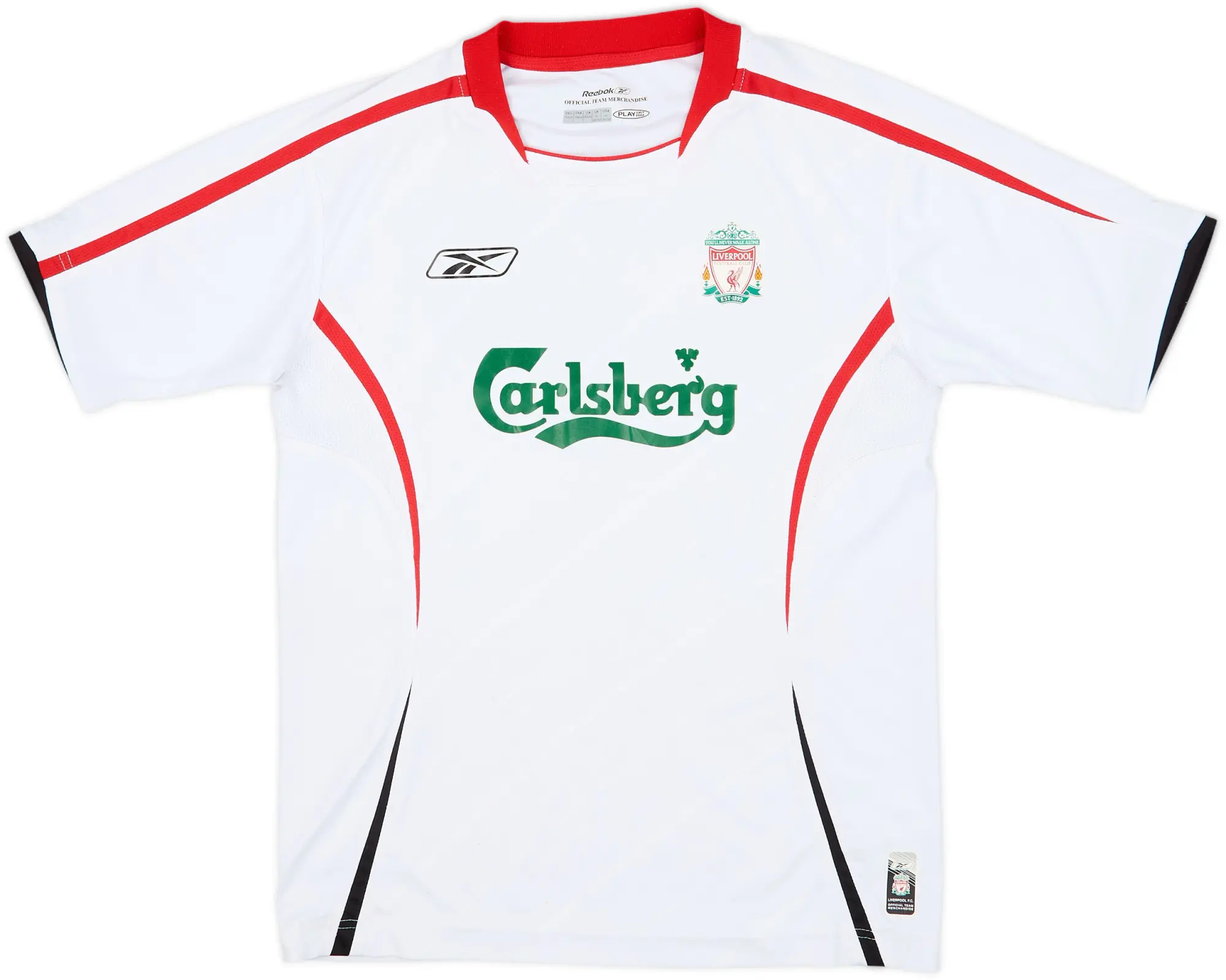 Reebok Liverpool Boys SS Away Shirt 2005/06