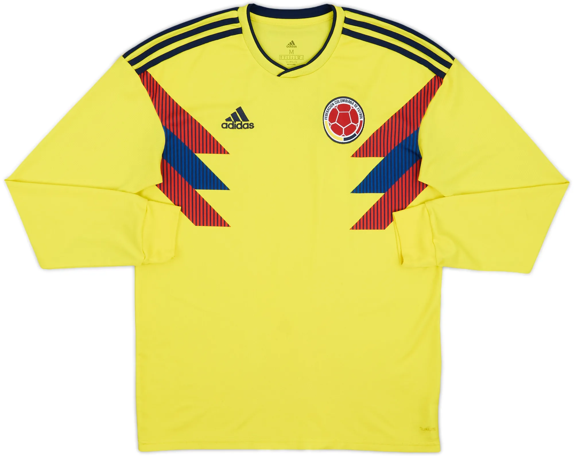adidas Colombia Mens LS Home Shirt 2018