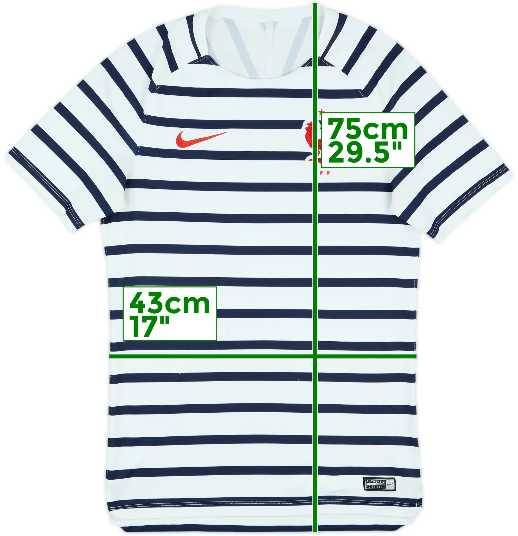 Nike France Mens SS Home Shirt 2018