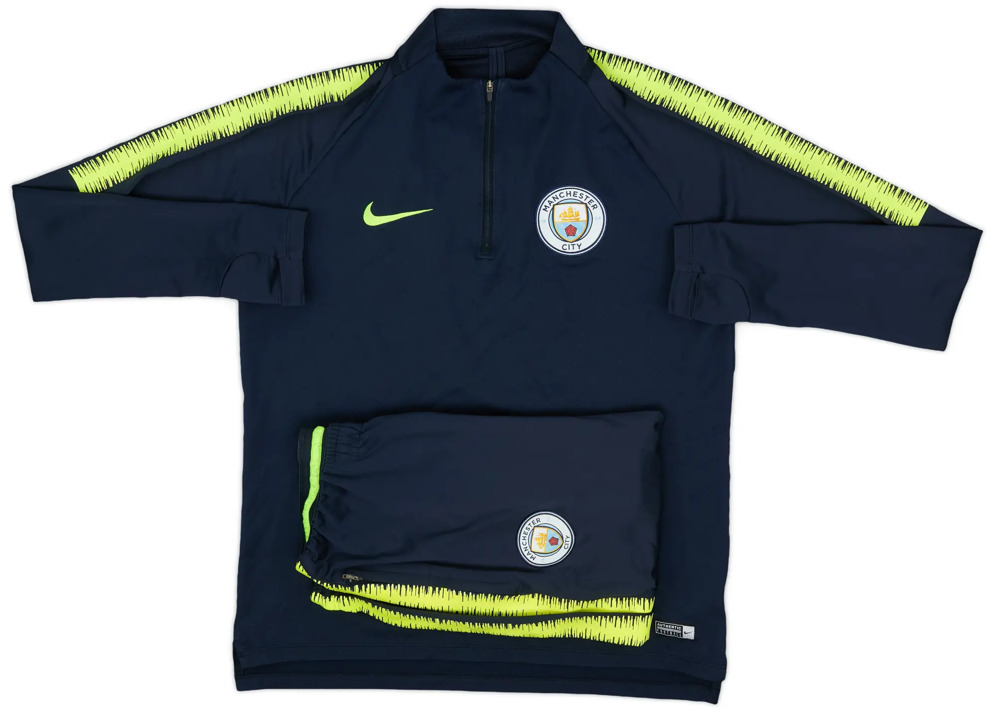 2018-19 Manchester City Nike Tracksuit - 9/10 - (M)