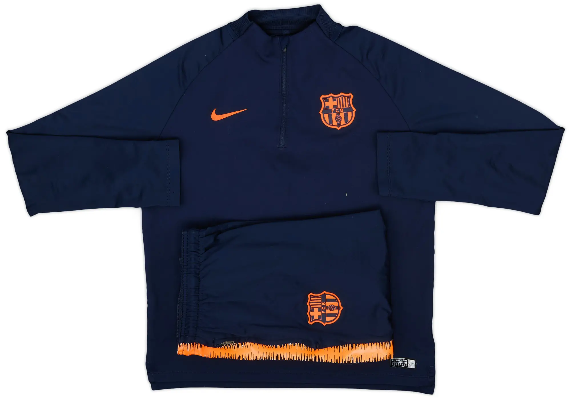 2018-19 Barcelona Nike Tracksuit - 9/10 - (M)