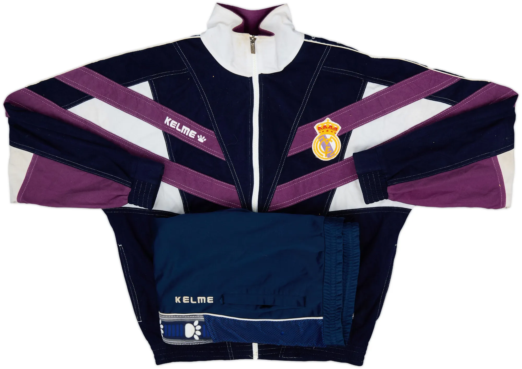 Kelme Real Madrid Mens SS Home Shirt 1997/98