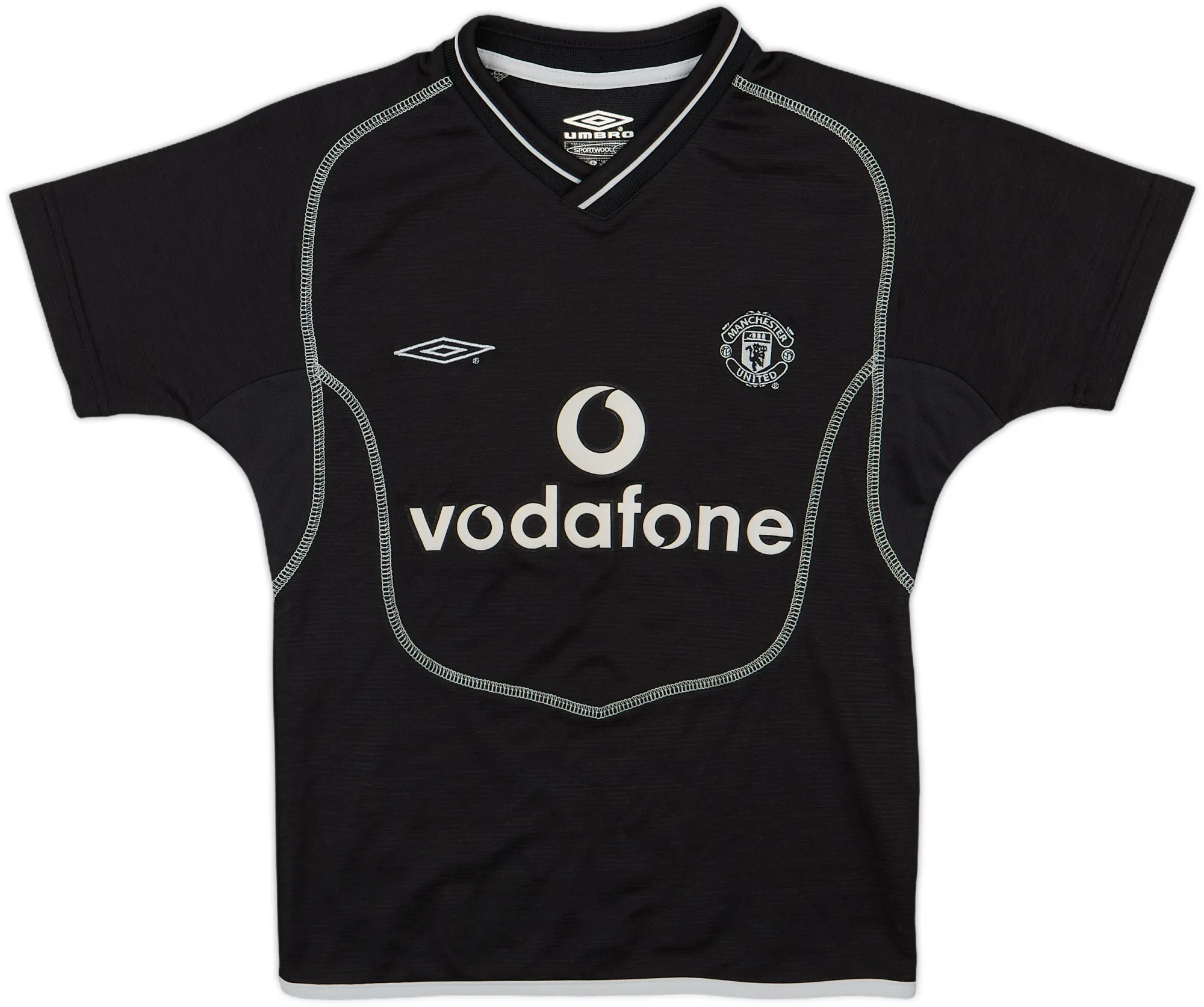 Umbro Manchester United Boys LS Goalkeeper Home Shirt 2000/02
