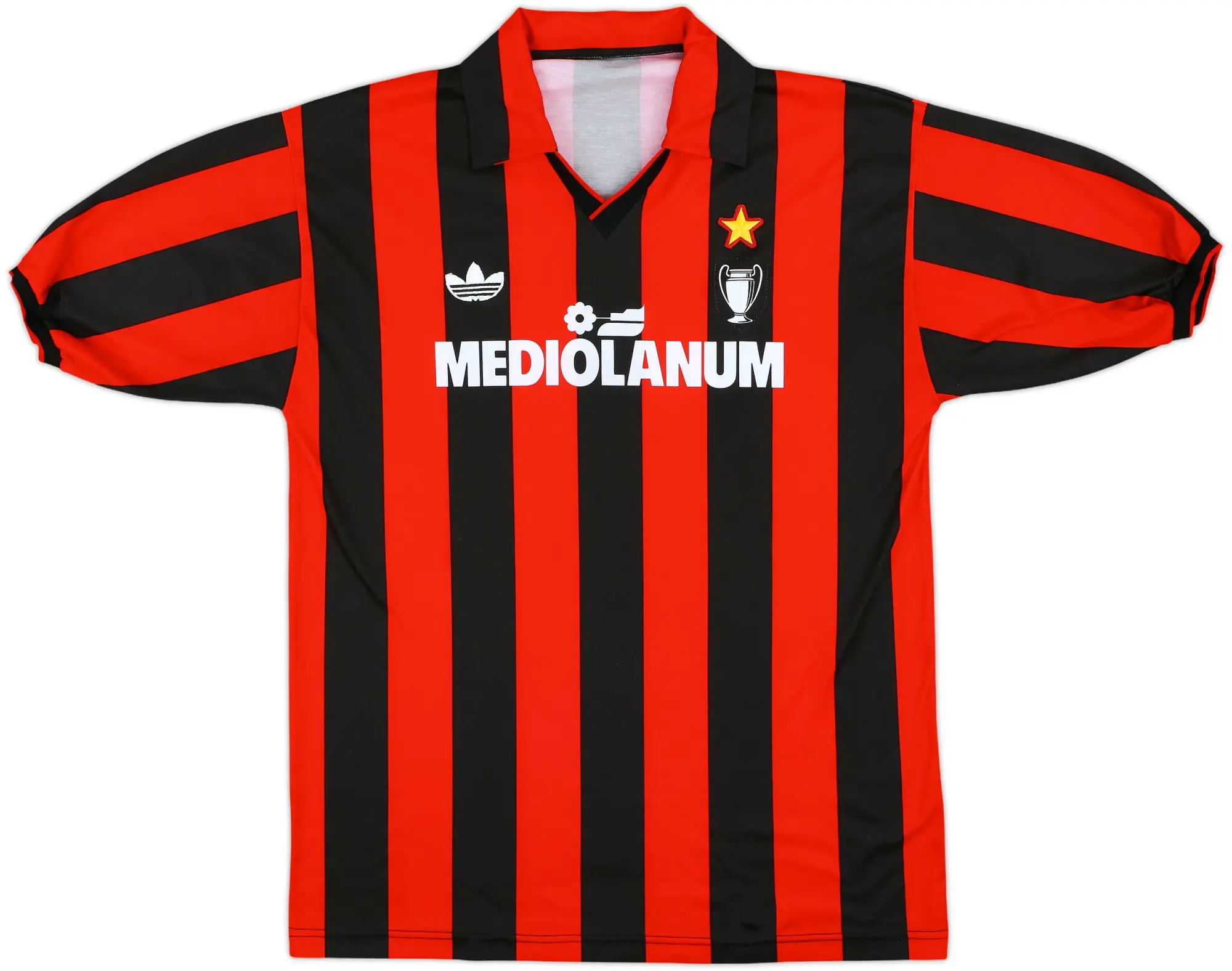 1990-91 AC Milan Home Shirt - 8/10 - (L)
