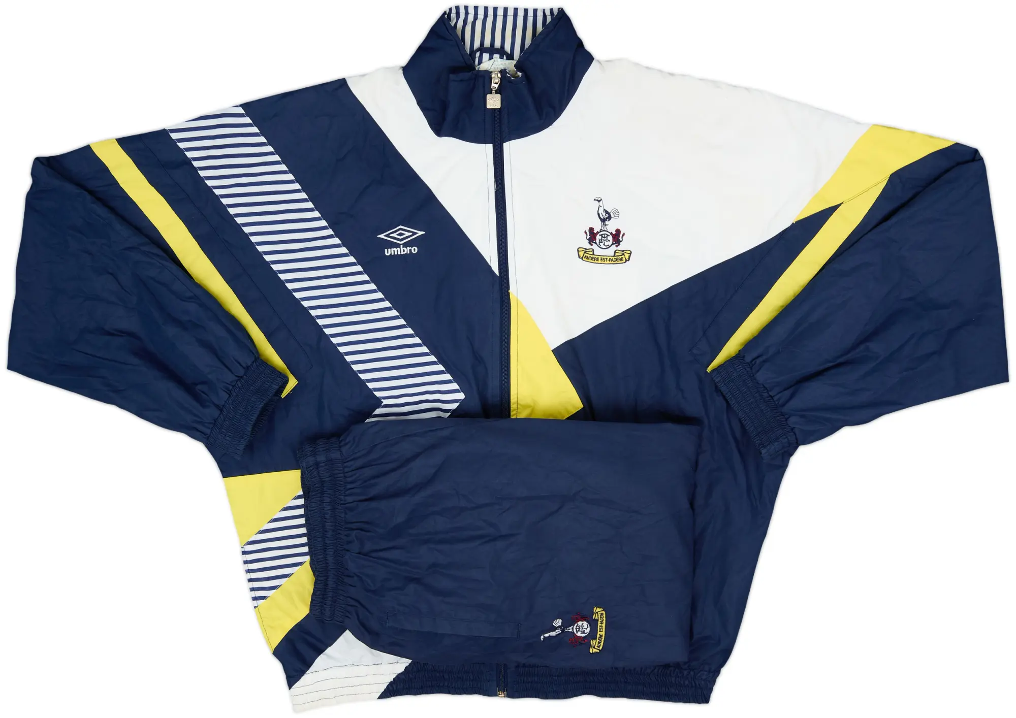 1991-93 Tottenham Umbro Tracksuit - 9/10 - (XL)
