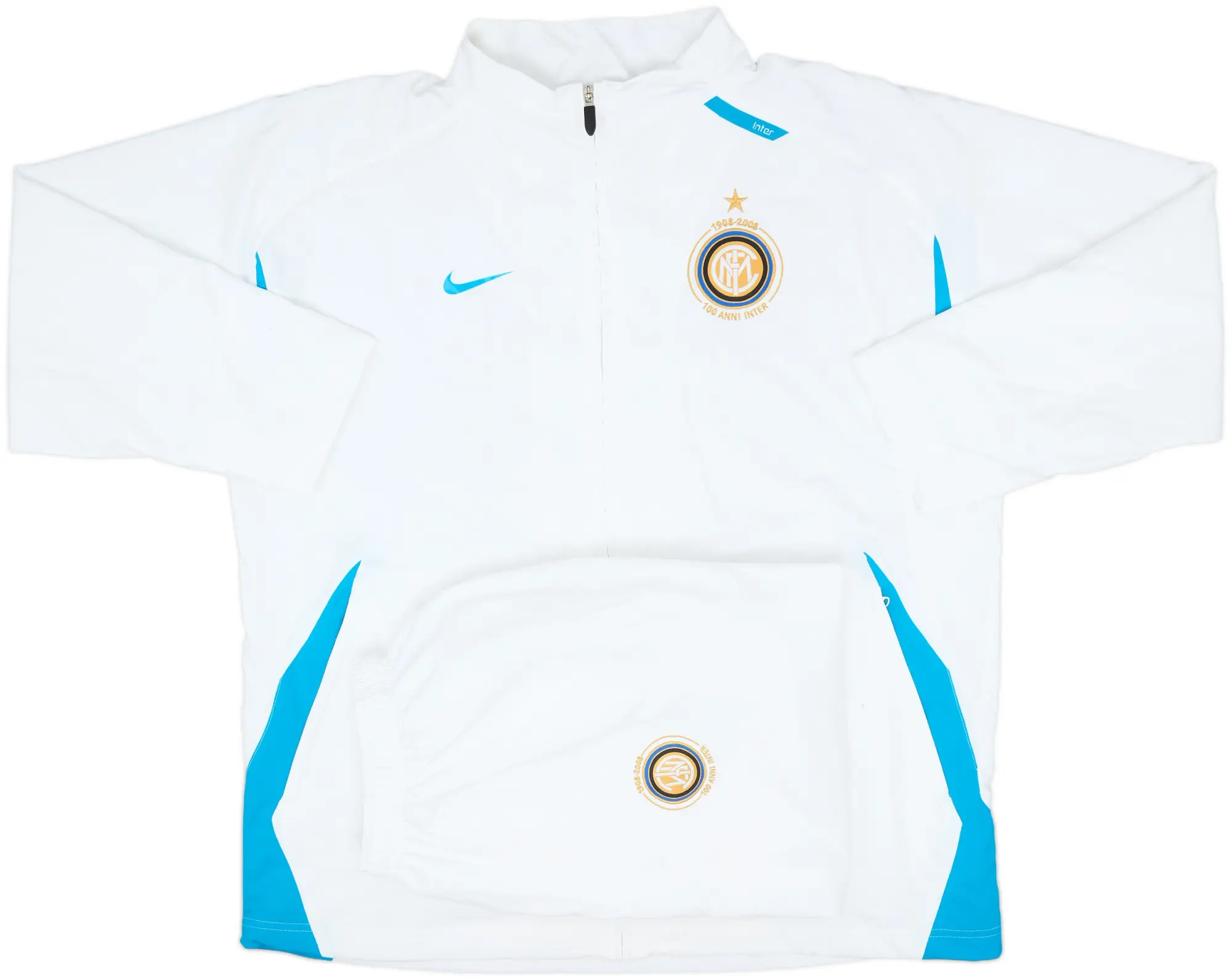 2007-08 Inter Milan Nike Tracksuit - 9/10 - (XXL)