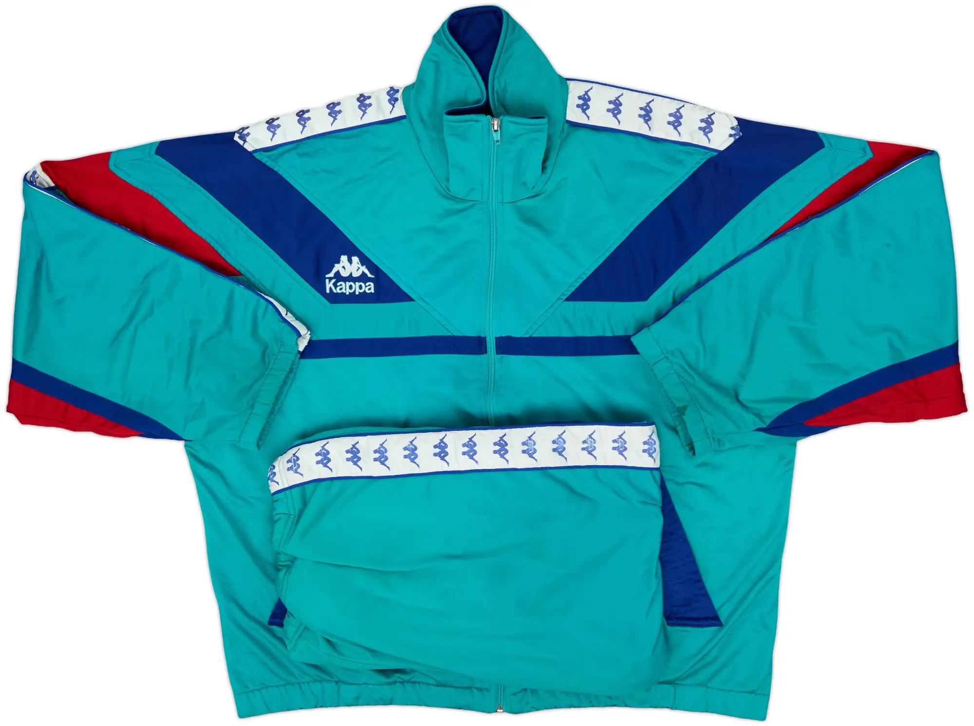1992-95 Barcelona Kappa Tracksuit - 9/10 - (XL)