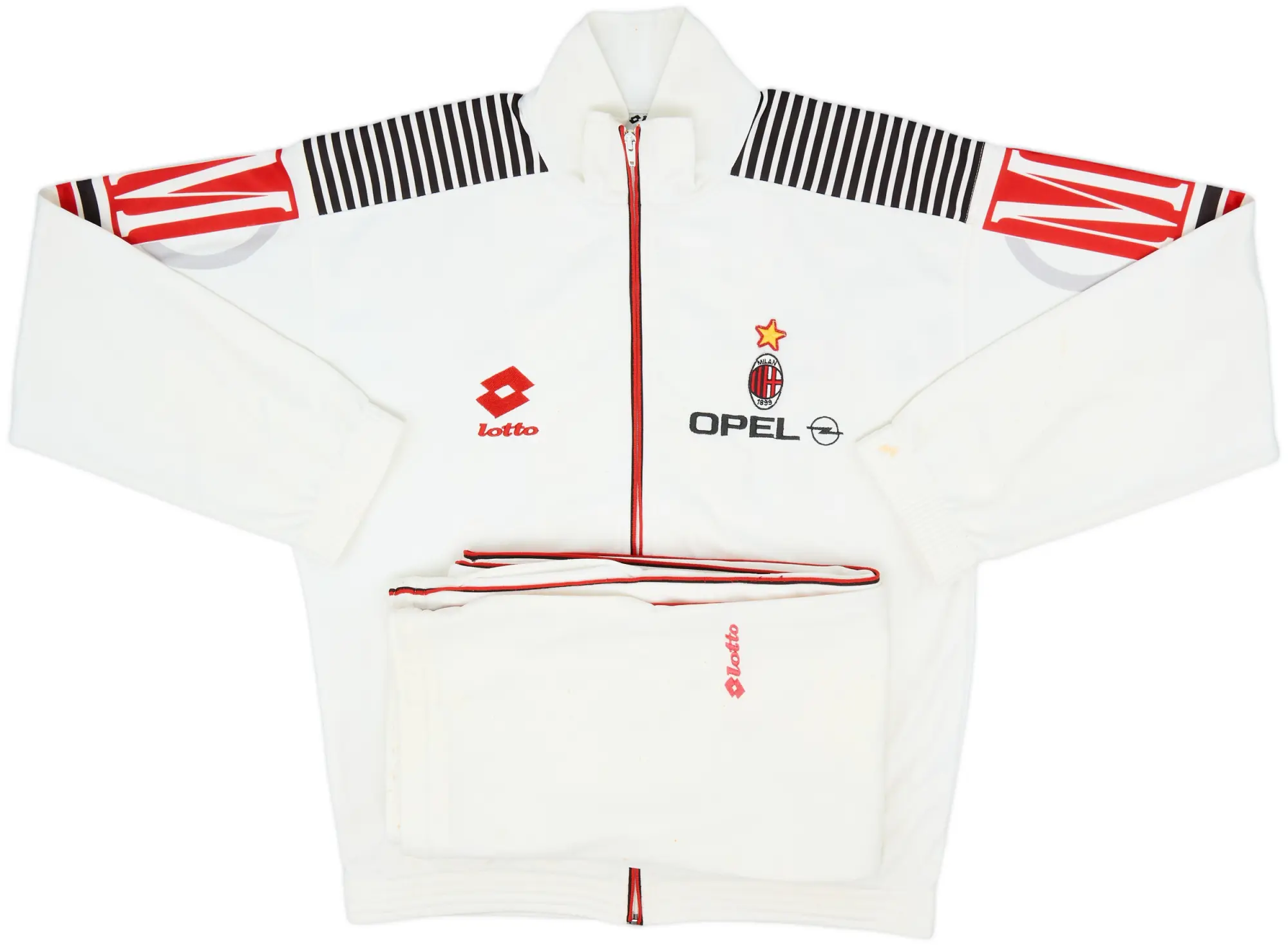 1995-96 AC Milan Lotto Tracksuit - 6/10 - (L)