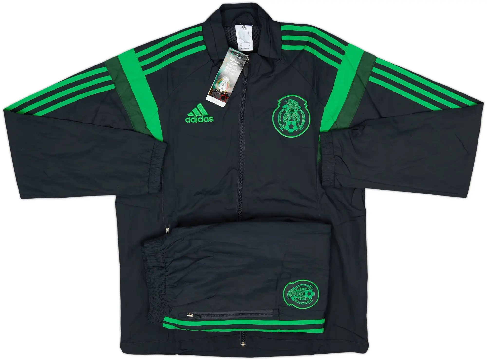 adidas Mexico Mens SS Home Shirt 2014