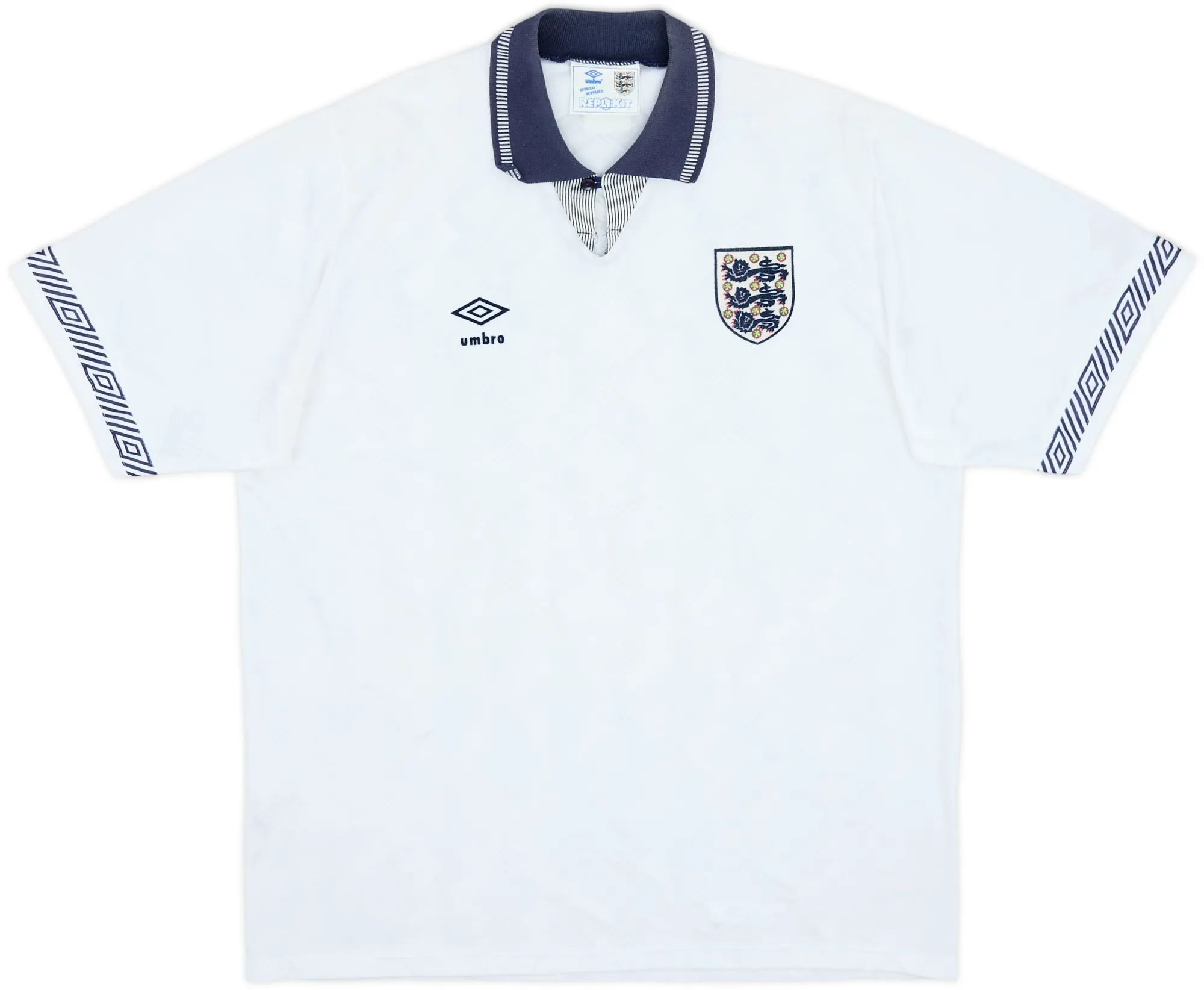 Umbro England Mens SS Home Shirt 1990