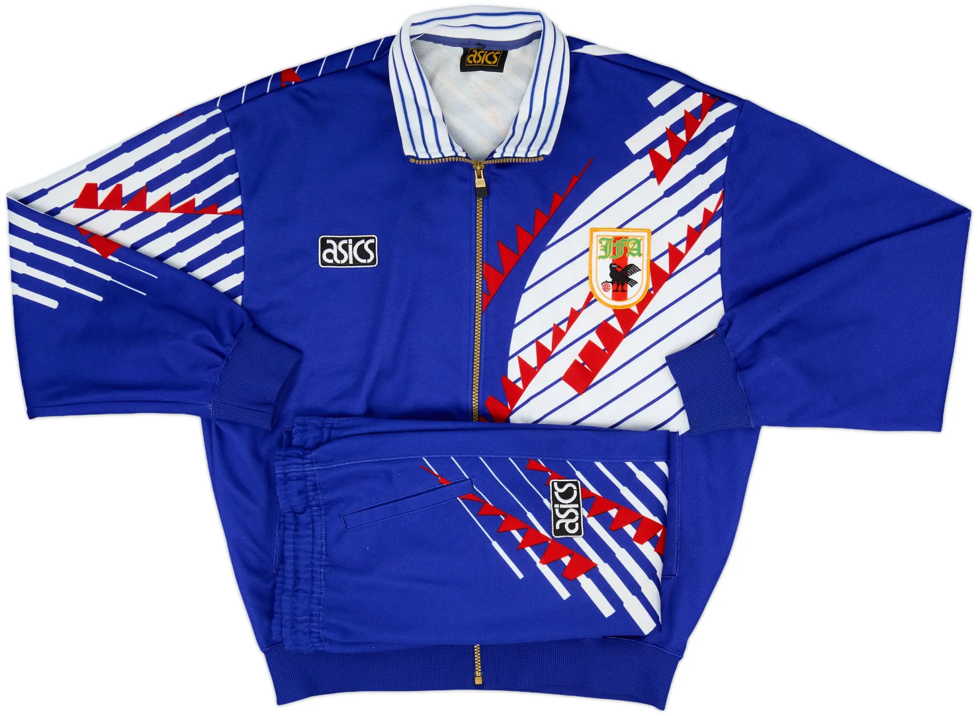 1994-96 Japan Asics Tracksuit - 9/10 - (M)